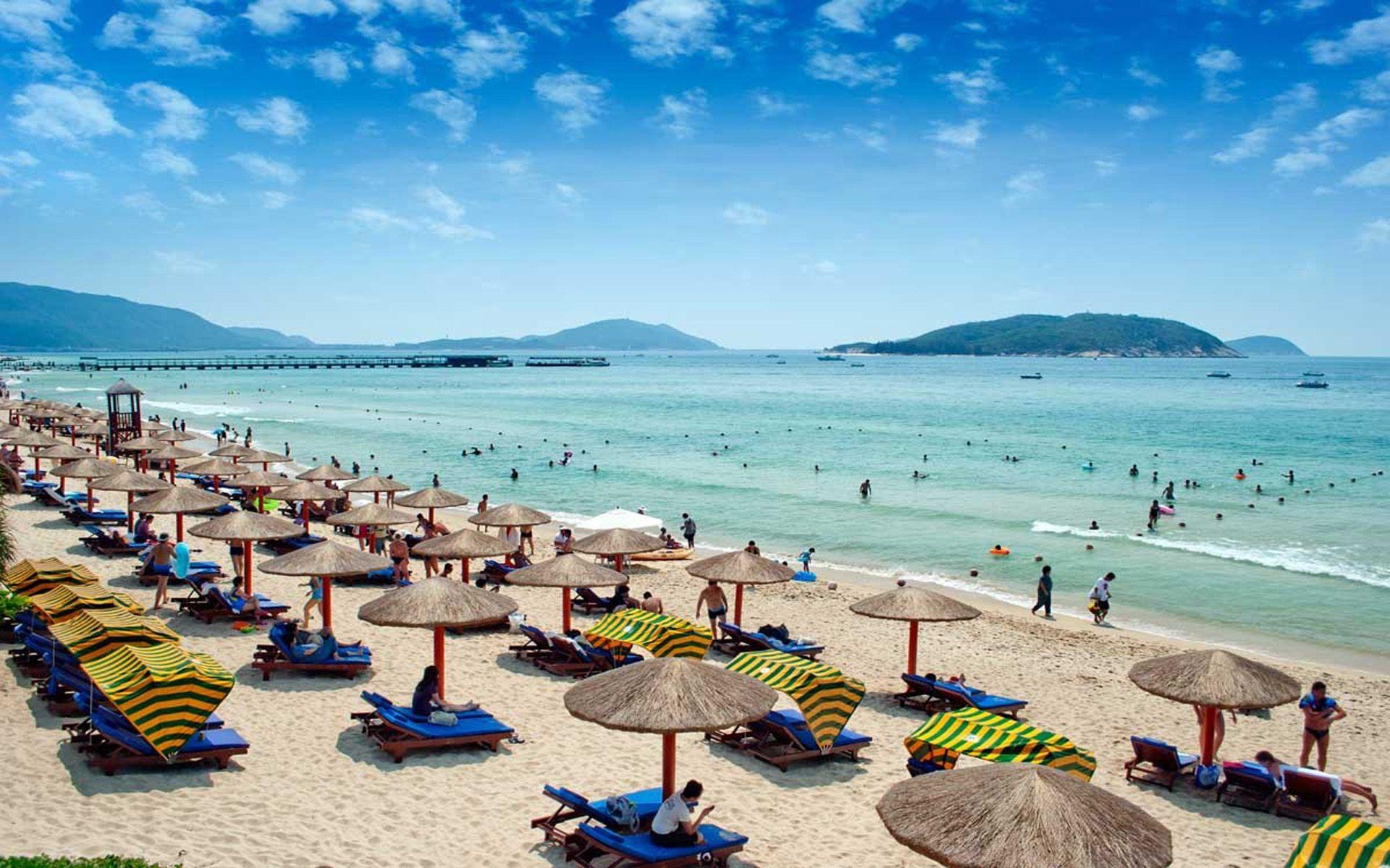 1920x1200 Langkawi Best Beach Swimming Wallpaper