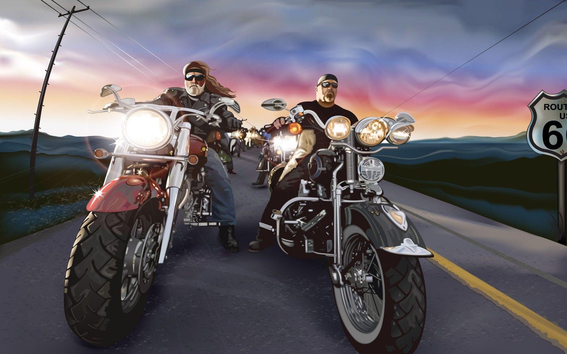 1920x1200 Outlaw Biker Wallpaper