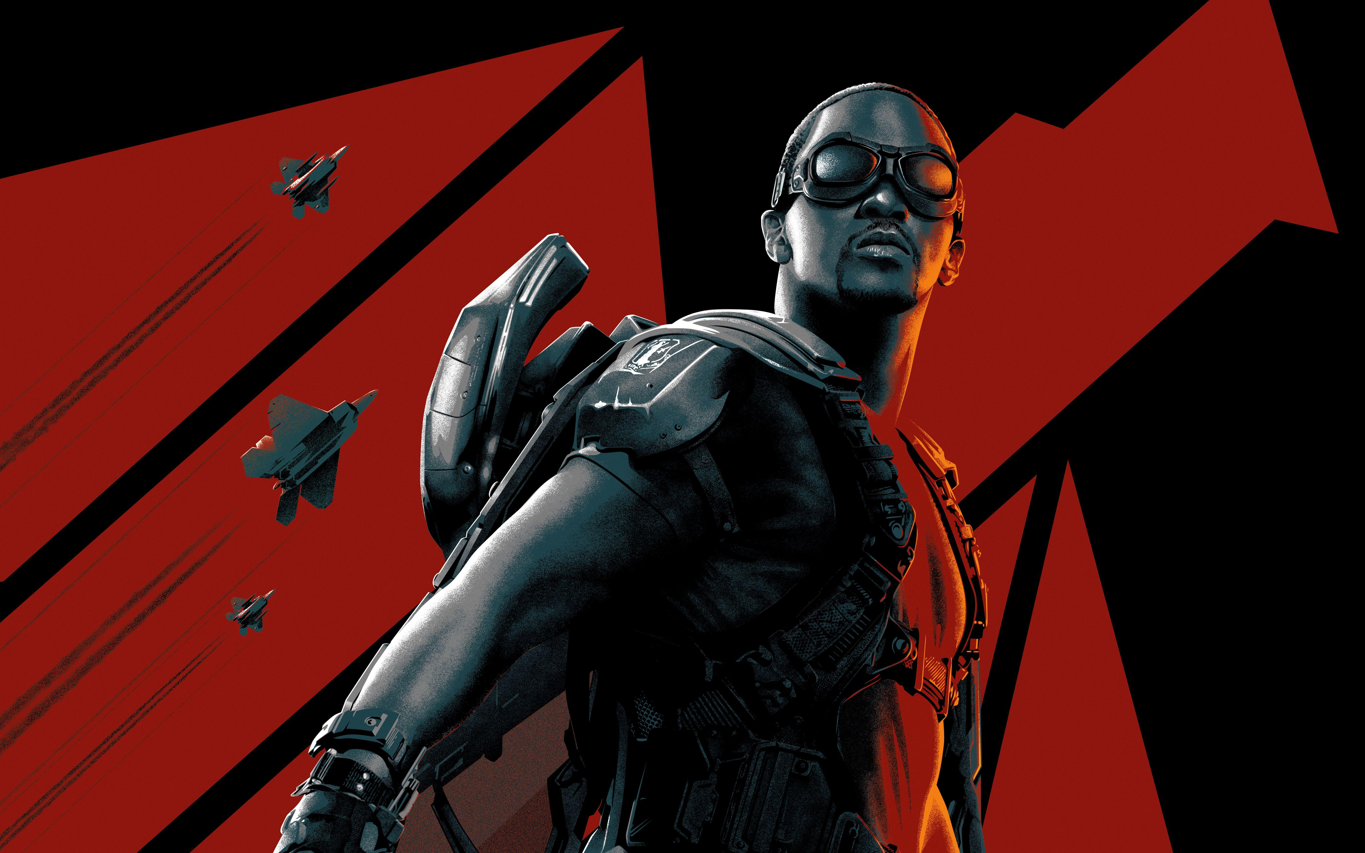 5600x3500 Wallpaper Anthony Mackie, Sam Wilson, Falcon, Marvel Comics, 5K