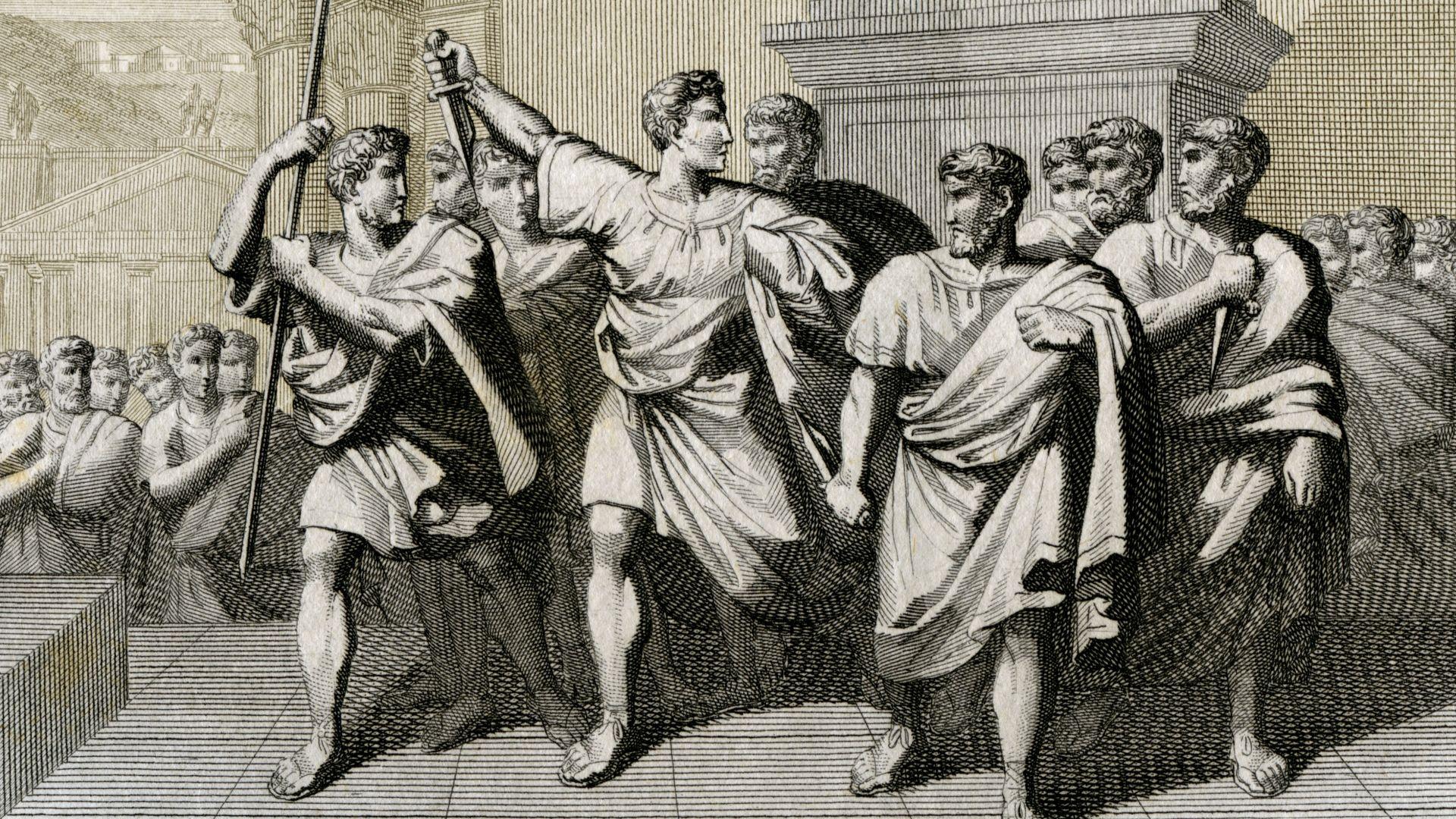 Древний рим имущественные. Сенат в древнем Риме.
