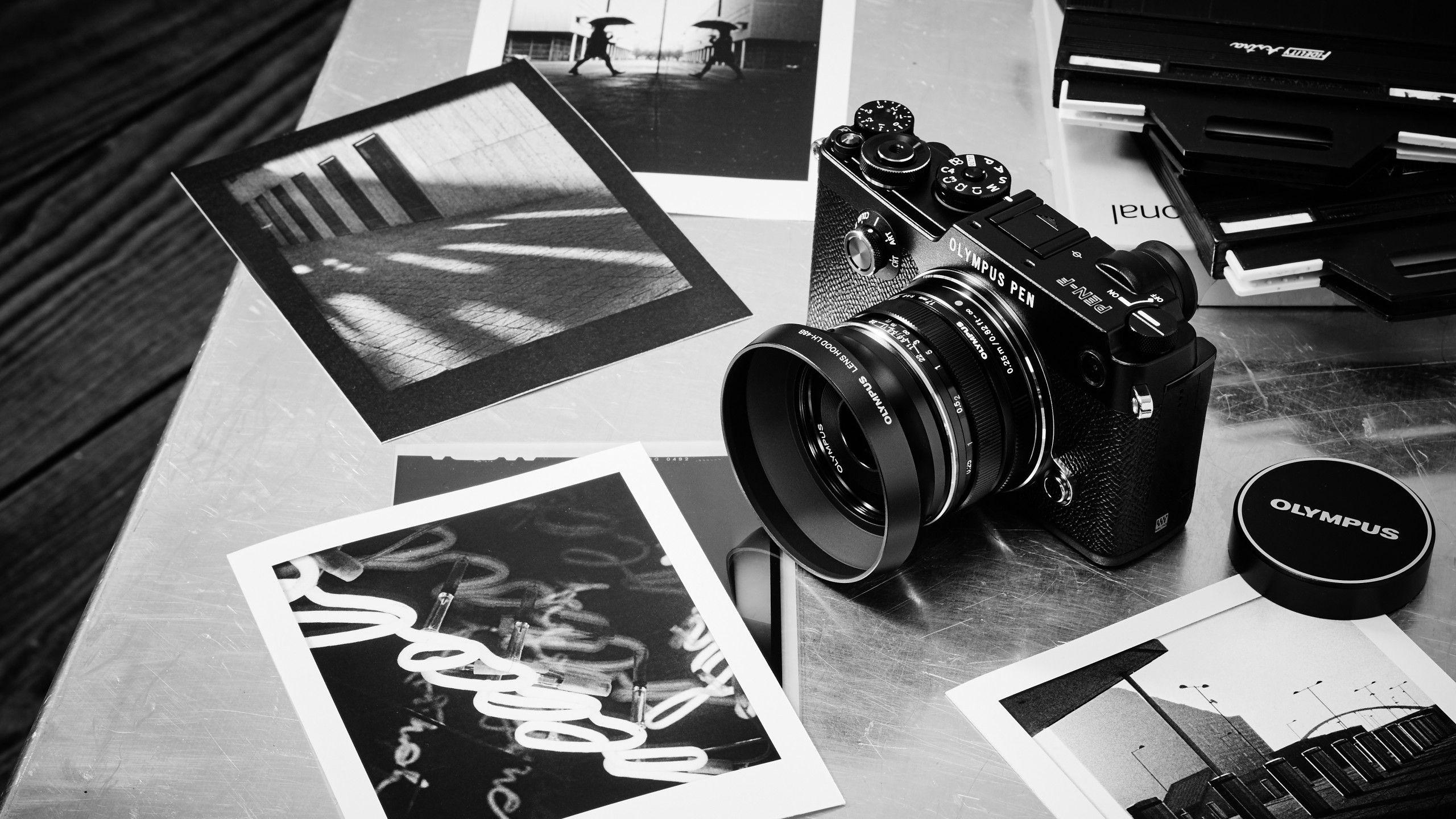 2560x1440 Wallpaper Olympus PEN F, Mirrorless Camera, Review, Body, 4k Video