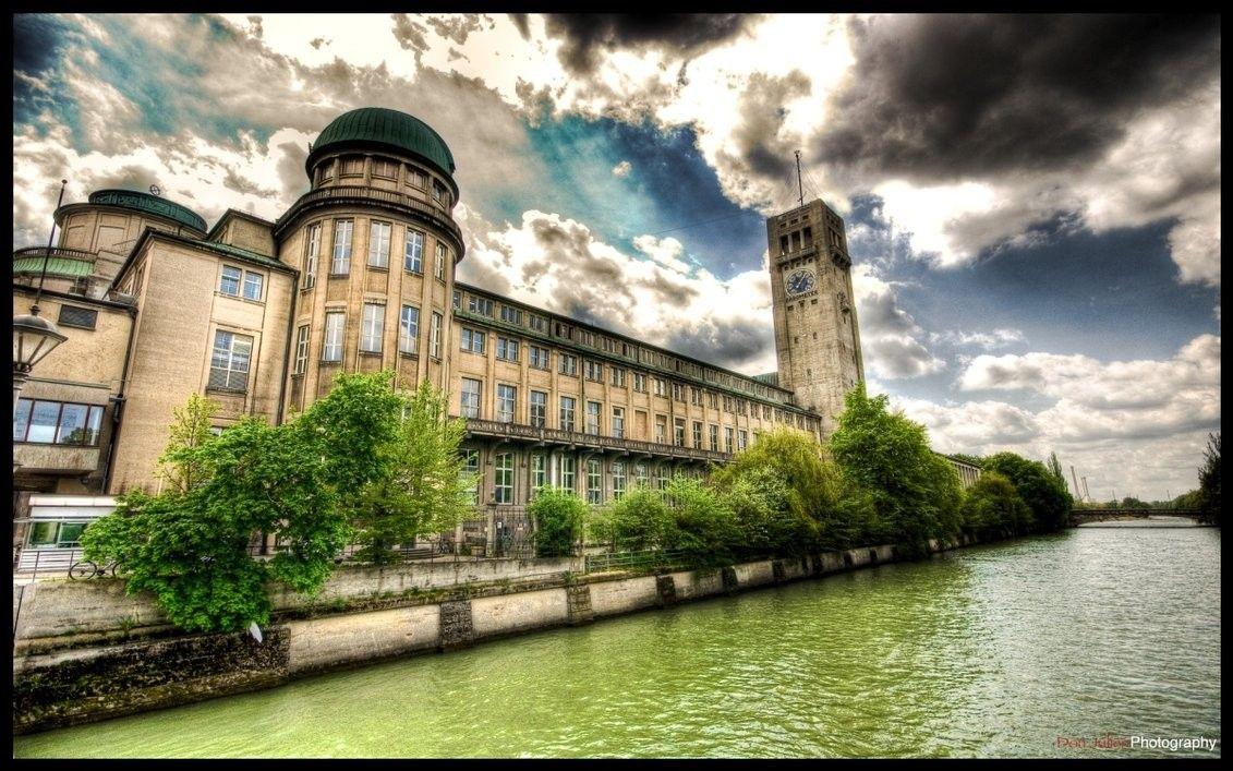 1131x707 wallpaper: Munich Deutsch Museum WP Architecture