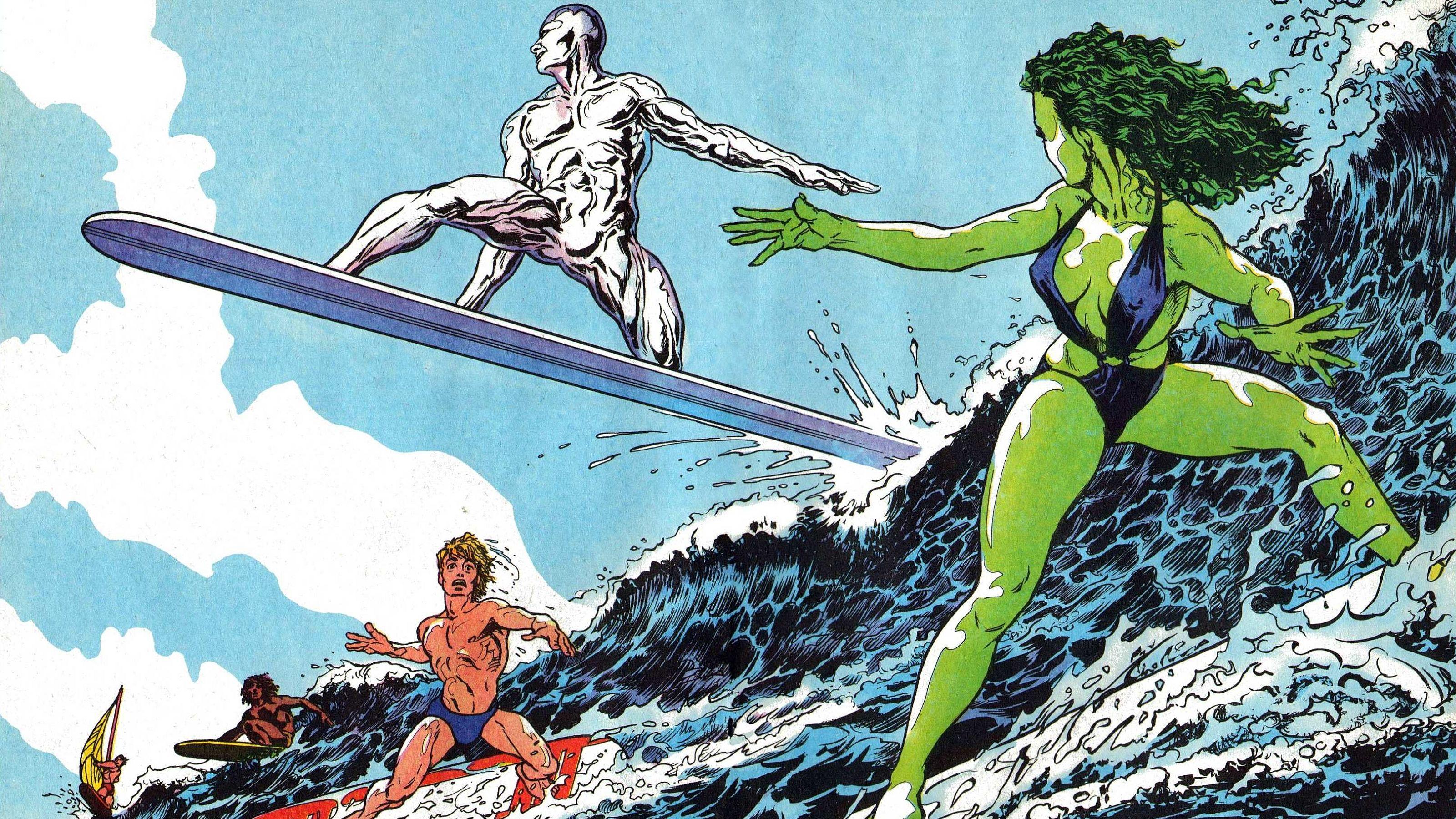 3200x1800 Silver Surfer HD Wallpaper