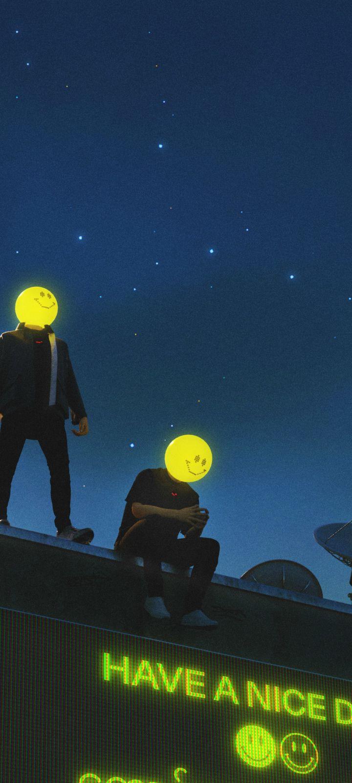 720x1600 Emoji Humans Art 720x1600 Resolution Wallpaper, HD Artist