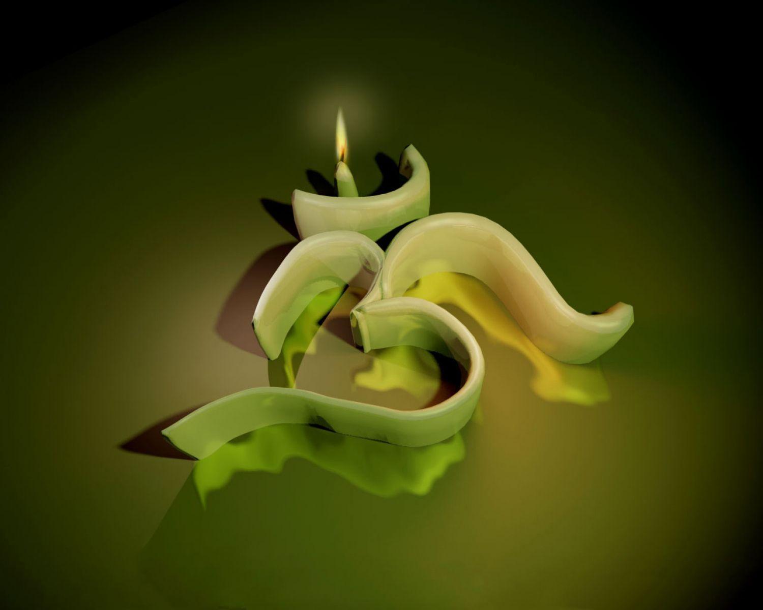 1500x1200 3D Liquid Paraffin Hindu OM Wallpaper .