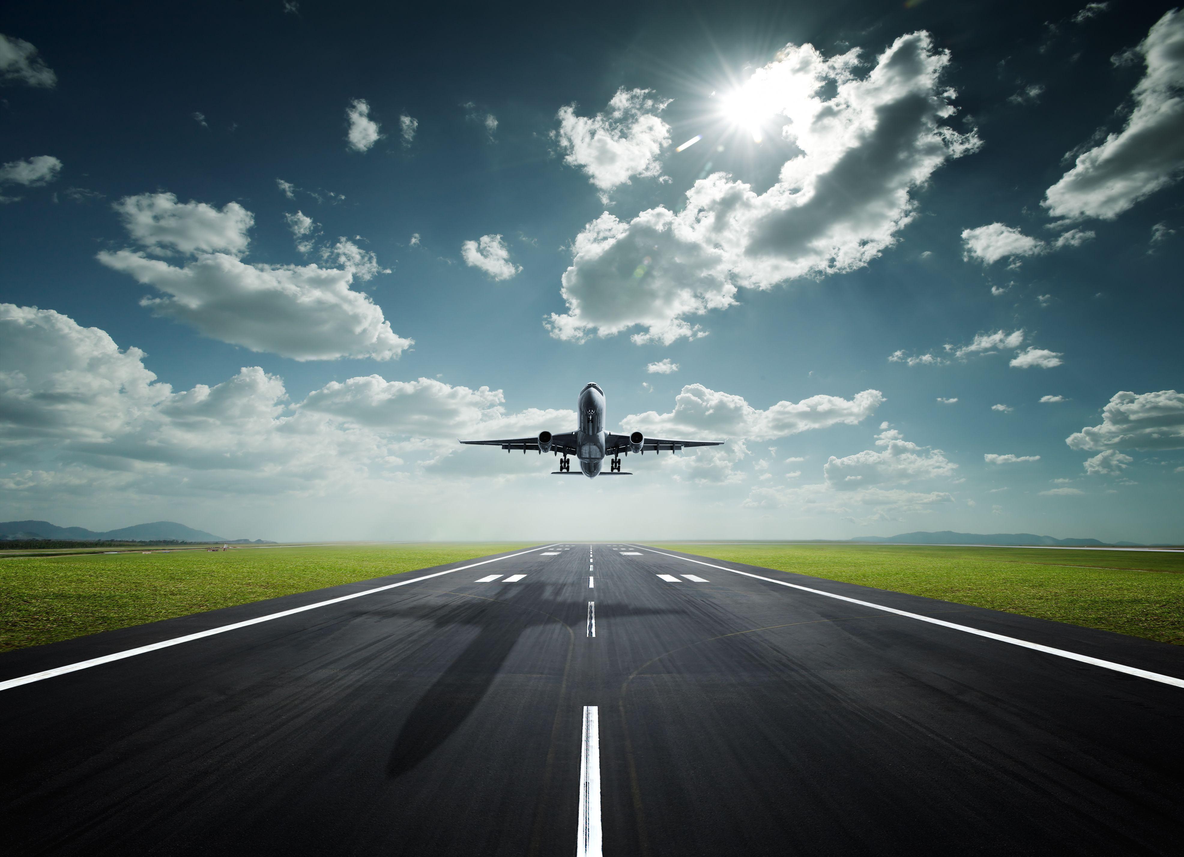 3944x2857 plane, sky, Airport, shadow, route, sun wallpaper desktop