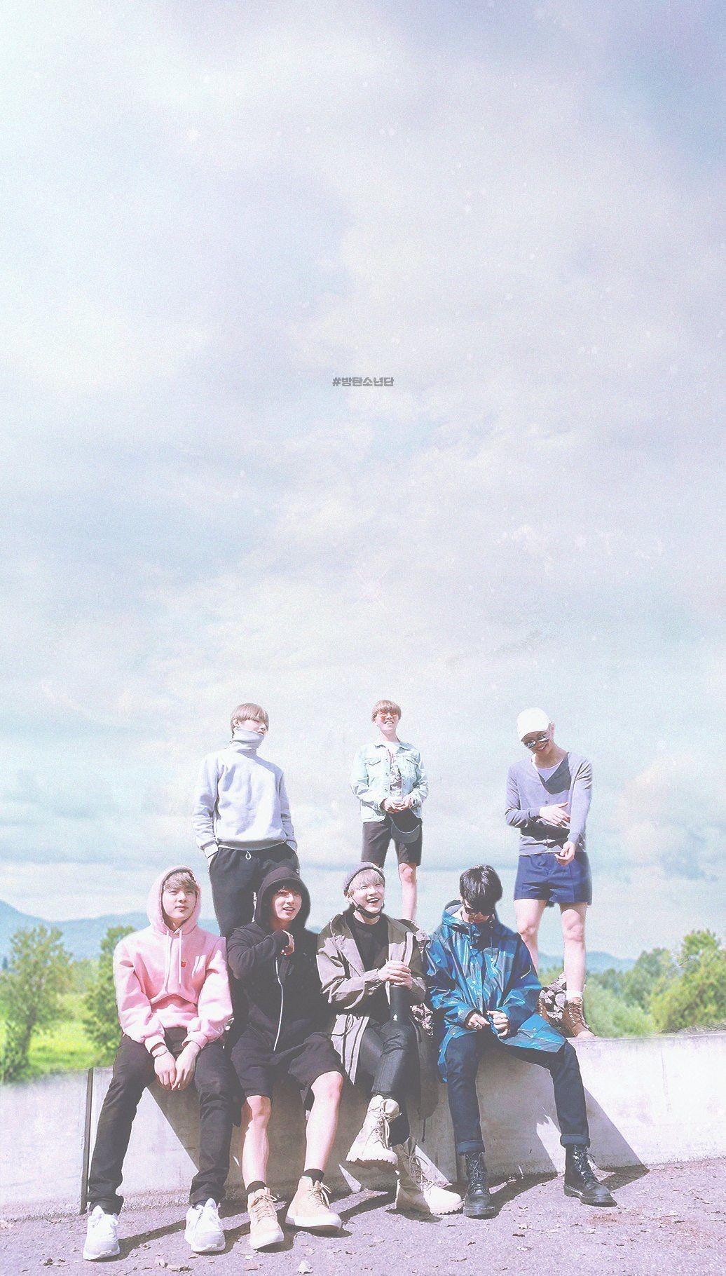1036x1820 BTS Aesthetic Wallpaper