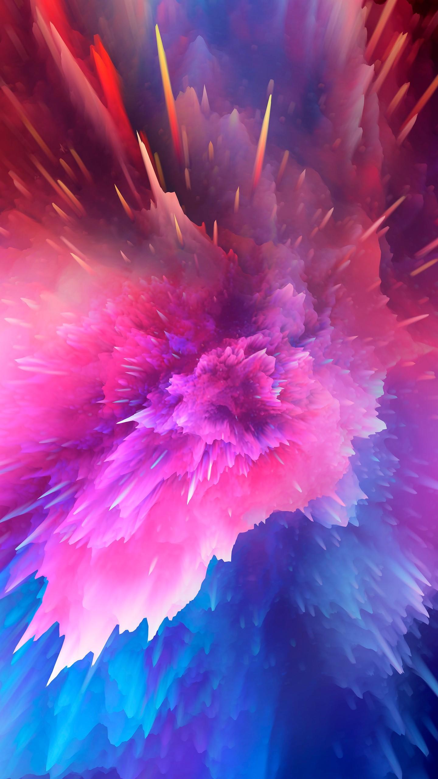 1440x2560 iPhone Paint Splatter Wallpaper HEART STREAMAED