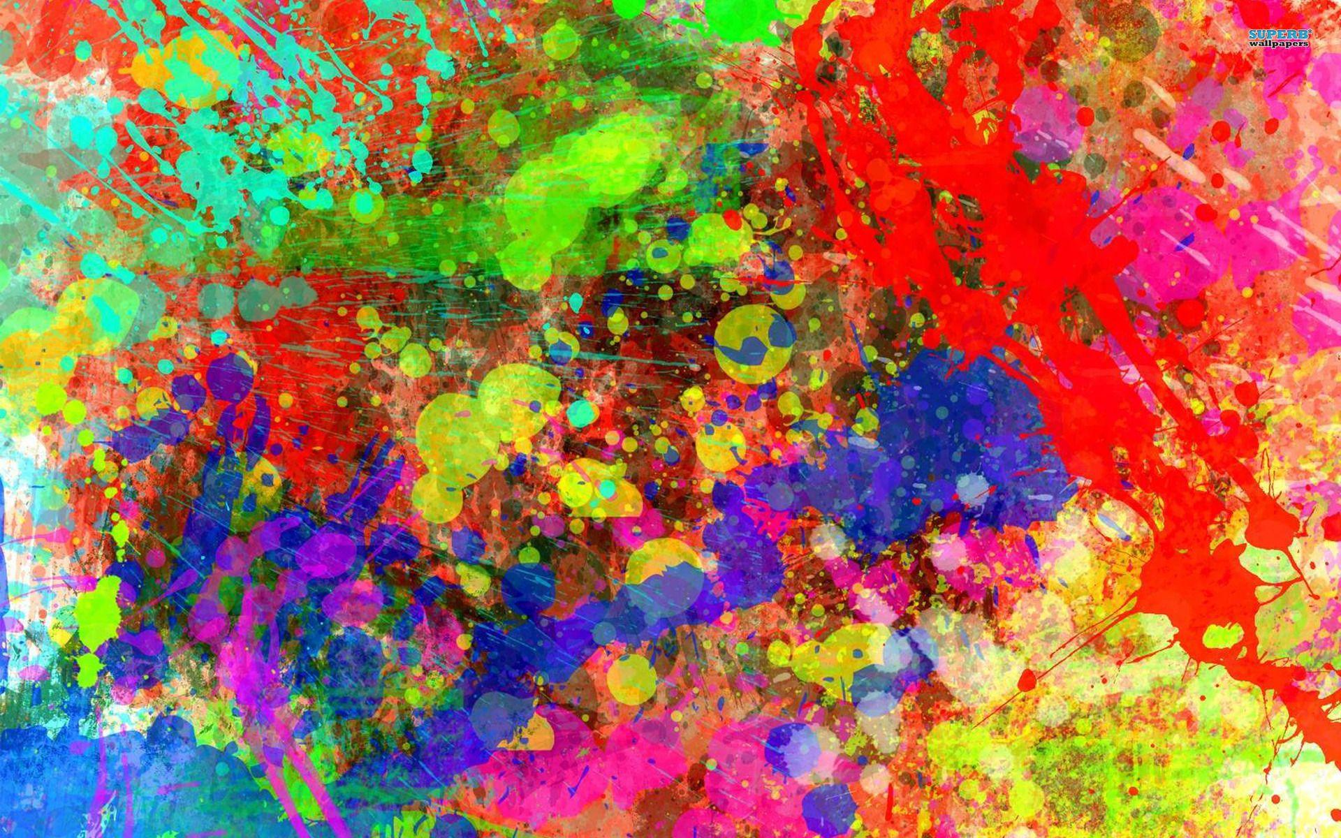 1920x1200 Cool Splatter Wallpaper