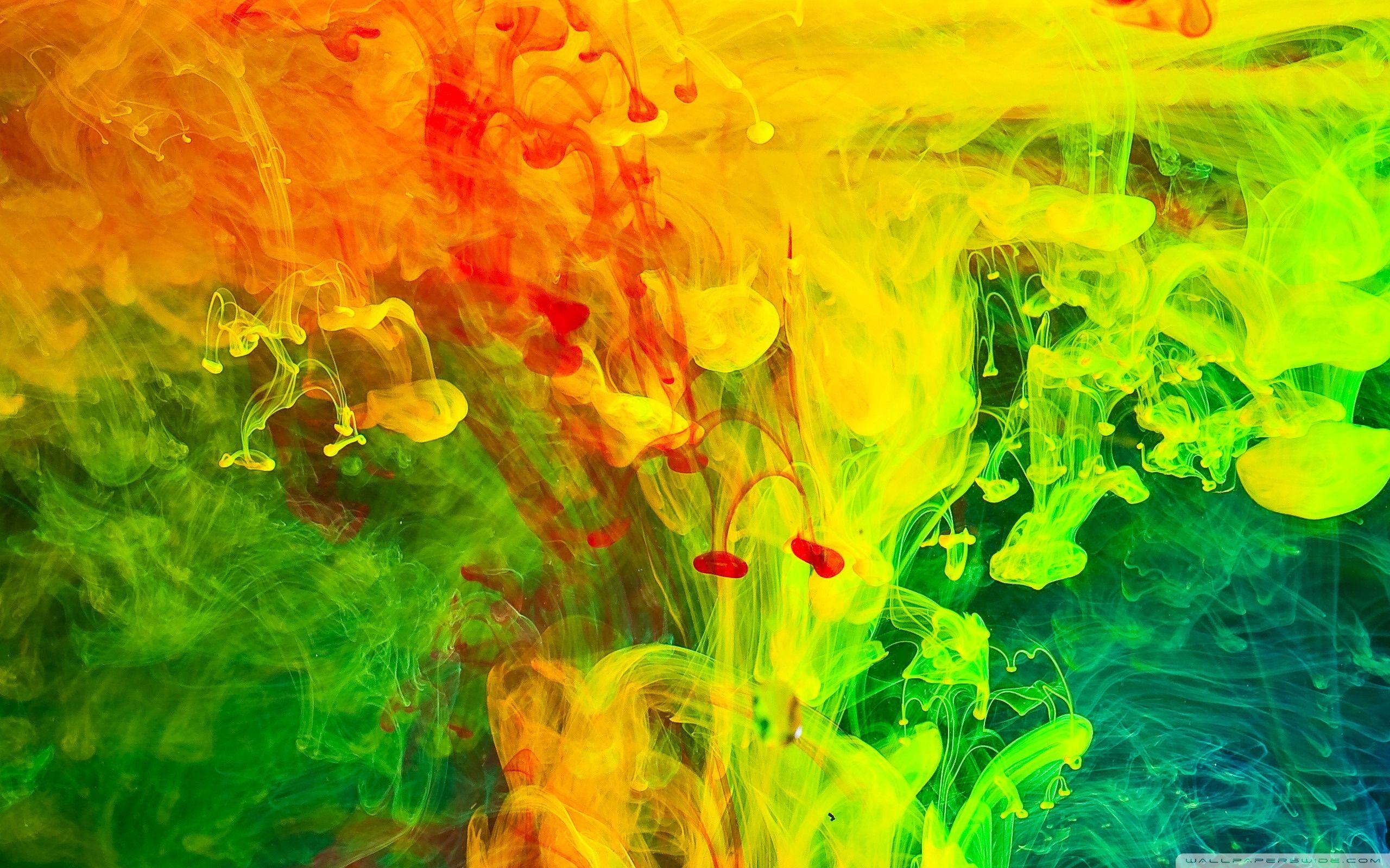 2560x1600 Paint In Water Wallpaper