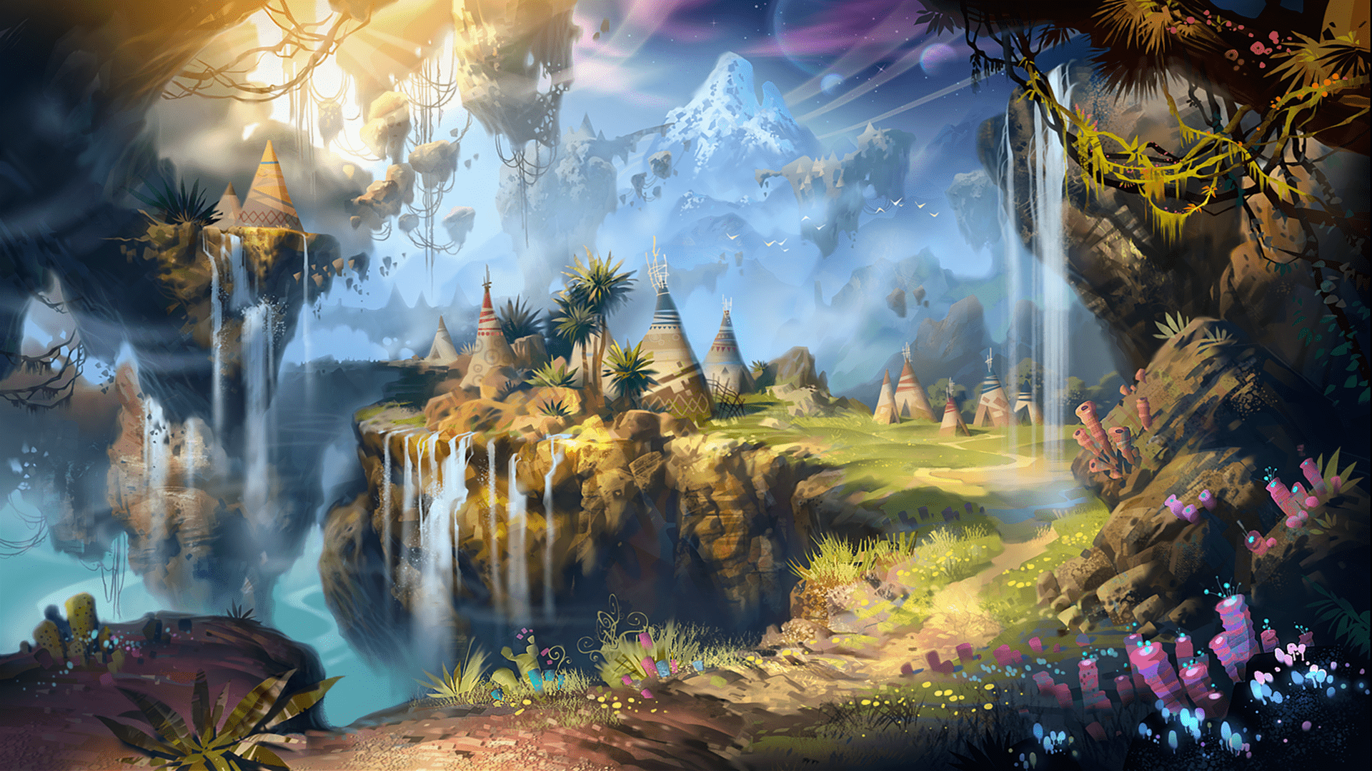 1920x1080 Fantasy Landscapes Wallpaper. Fantasy