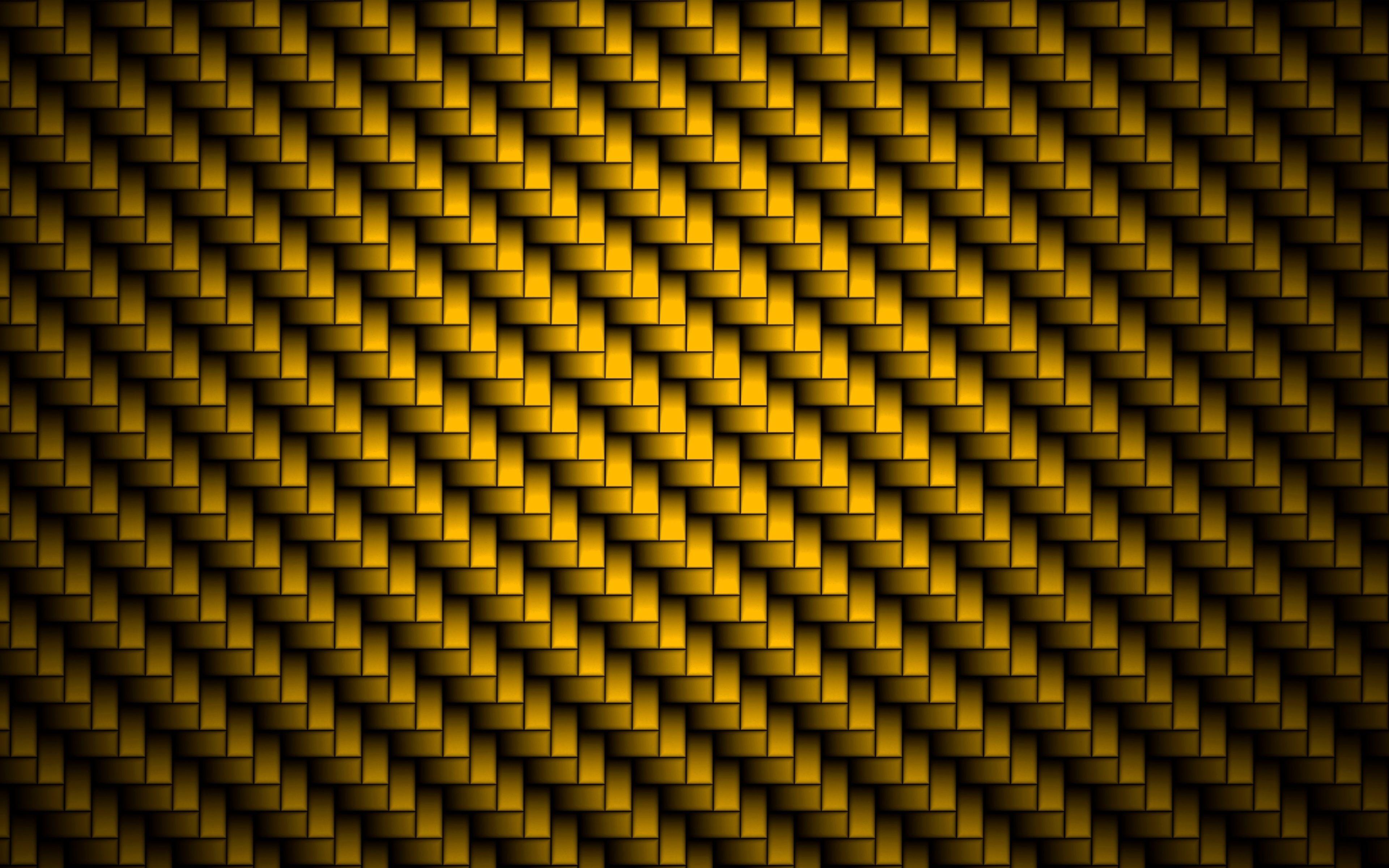 3840x2400 Download 3840x2400 wallpaper golden pattern, texture, abstract, 4k