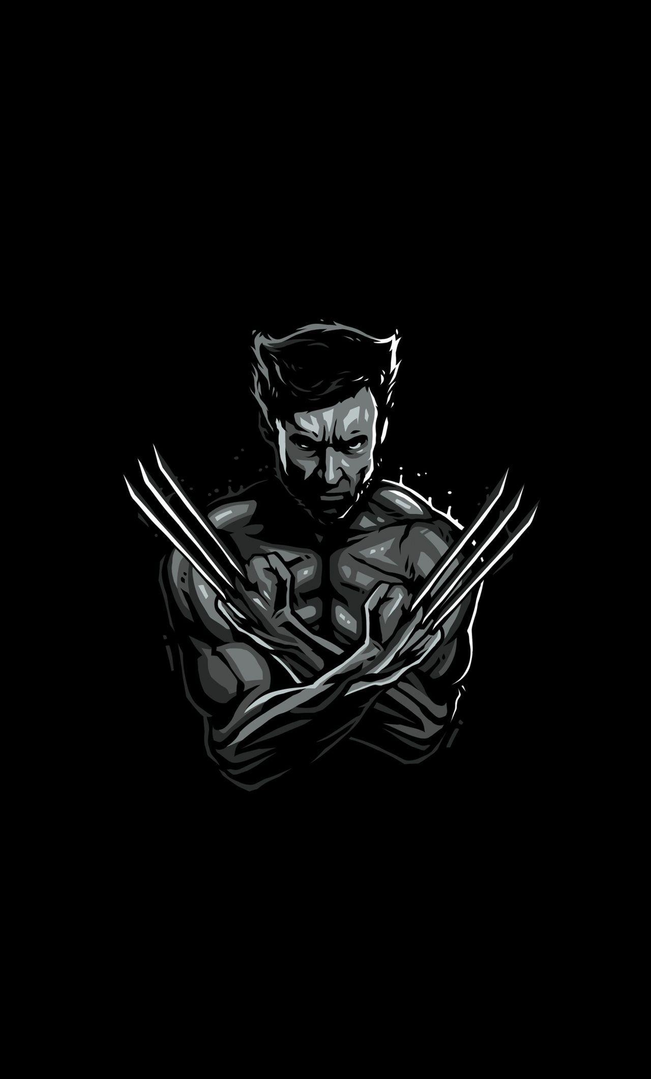 1280x2120 Logan, Bw, Wolverine, Superhero, X Men, Minimal, 1280x2120 Wallpaper. Superhero Wallpaper, Marvel Comics Wallpaper, Wolverine