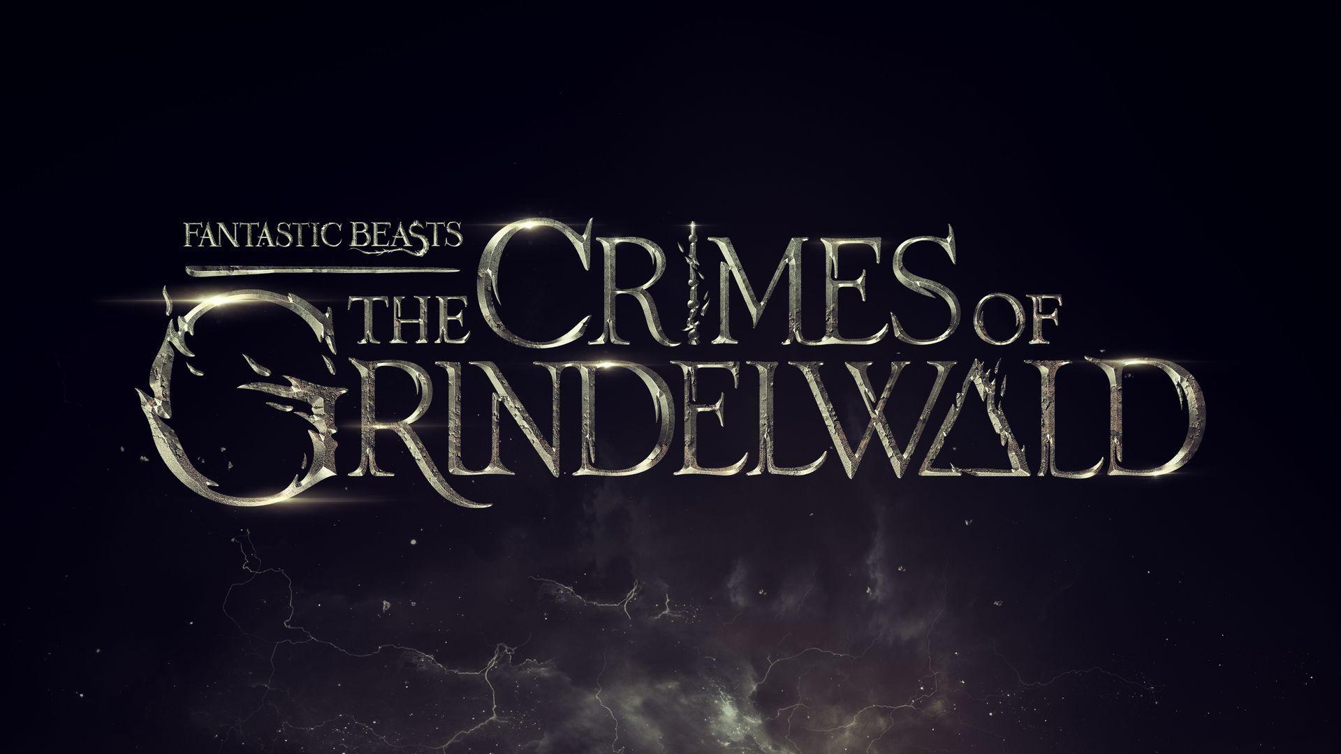 1920x1080 Fantastic Beasts The Crimes of Grindelwald Logo hình nền