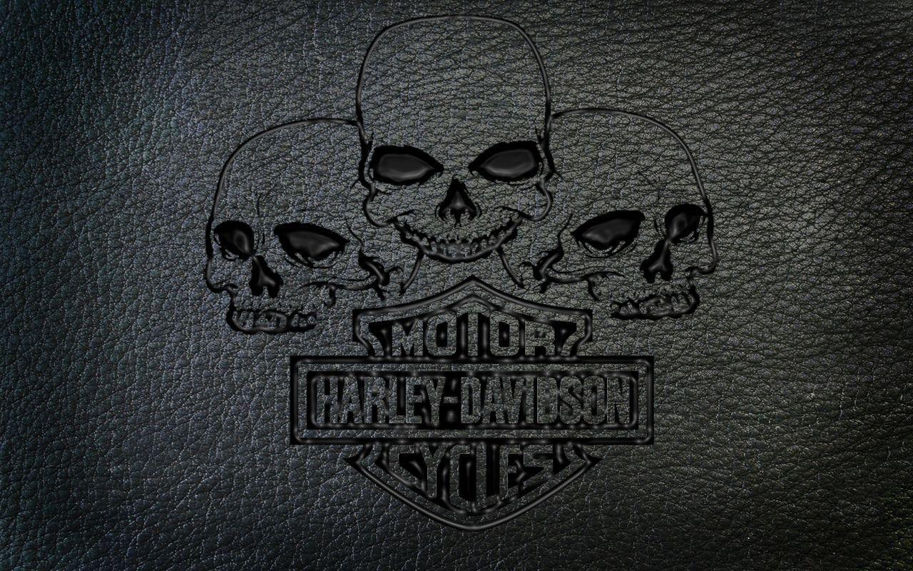 1280x800 Harley Davidson Logo Skull. ink. Harley davidson logo