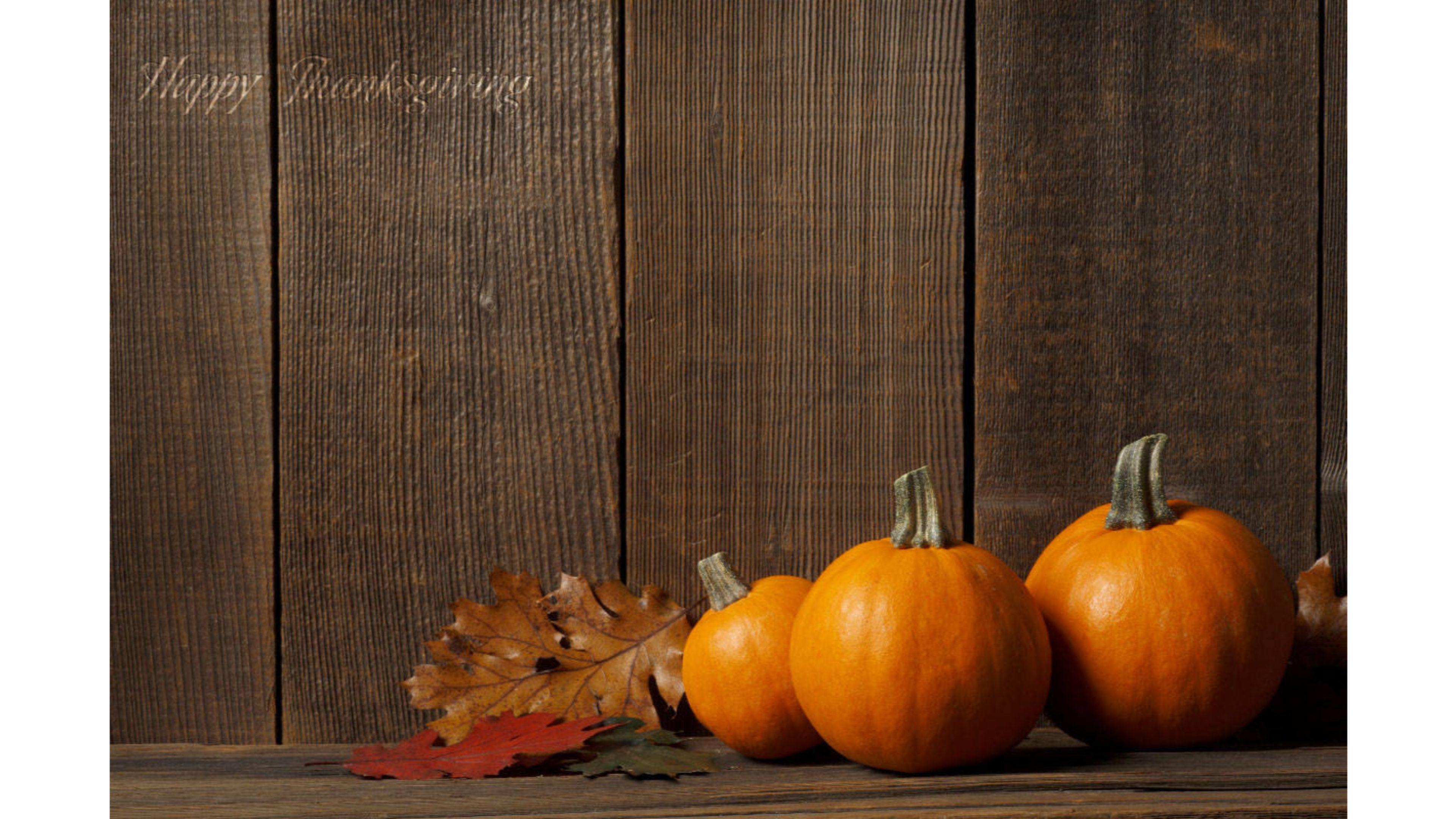 3840x2160 Thanksgiving 4K wallpaper for your desktop or mobile screen free