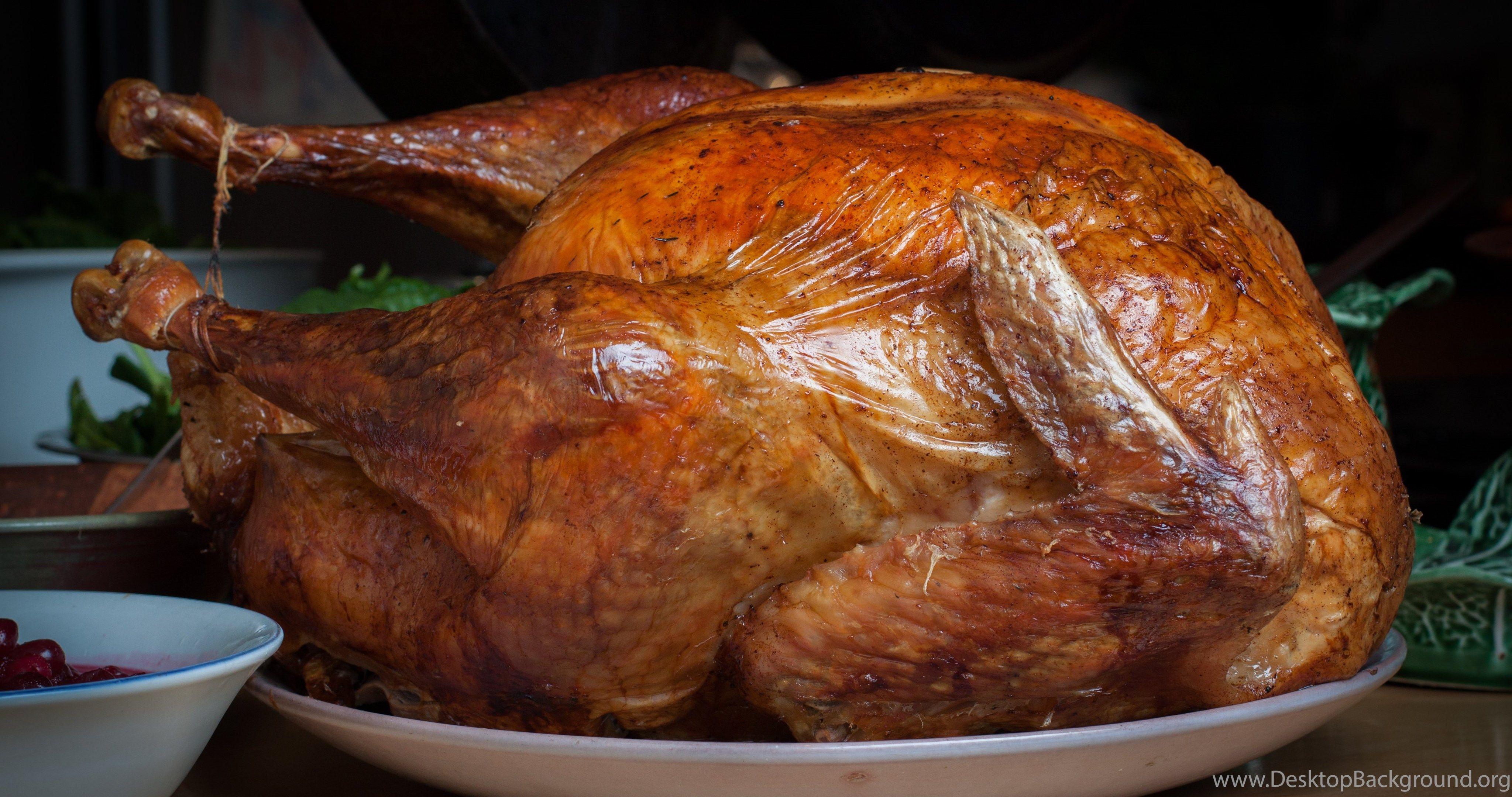4096x2160 Thanksgiving Turkey Dinner HD Wallpaper Desktop Background