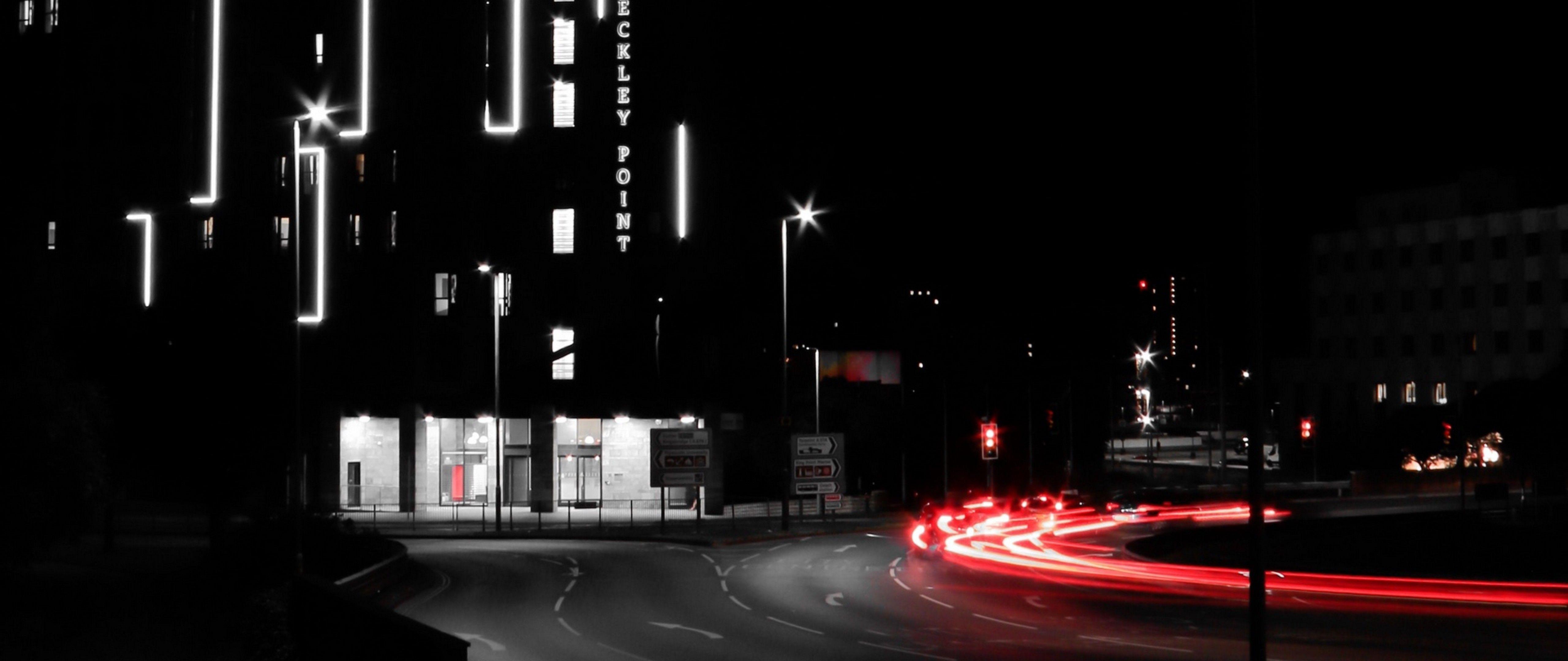 5120x2160 Street light at the city HD Wallpaper 4K Ultra HD Wide TV