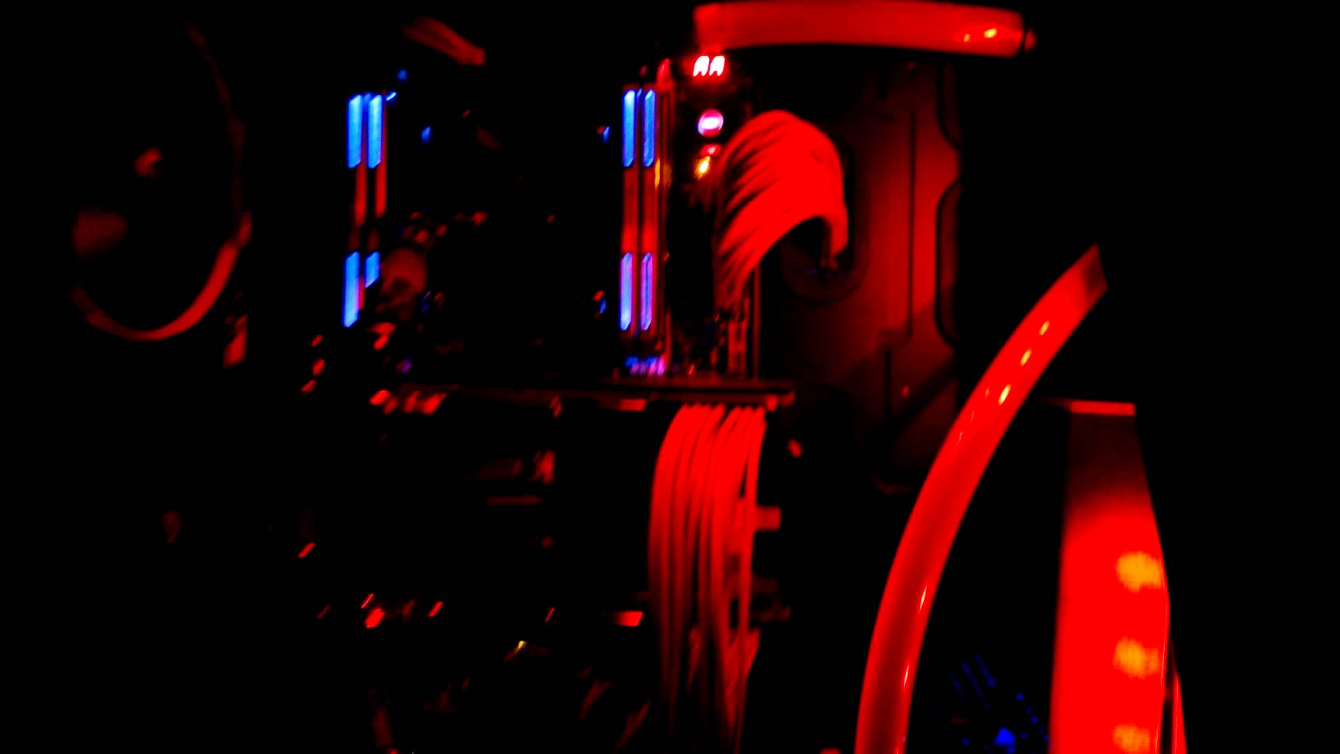 1920x1080 Corsair Link Lighting Kit Red Light Pulsating Effect Sam Tech Tips