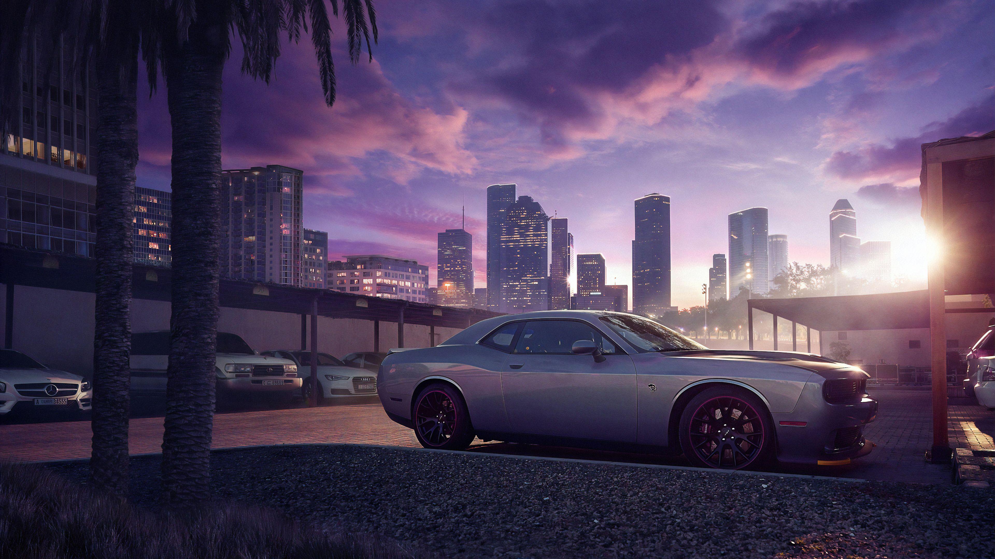 3840x2160 Challenger Srt Background