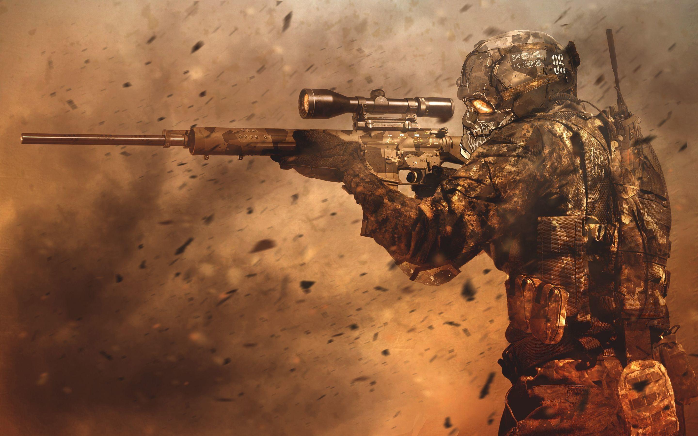 2880x1800 Sniper Wallpaper