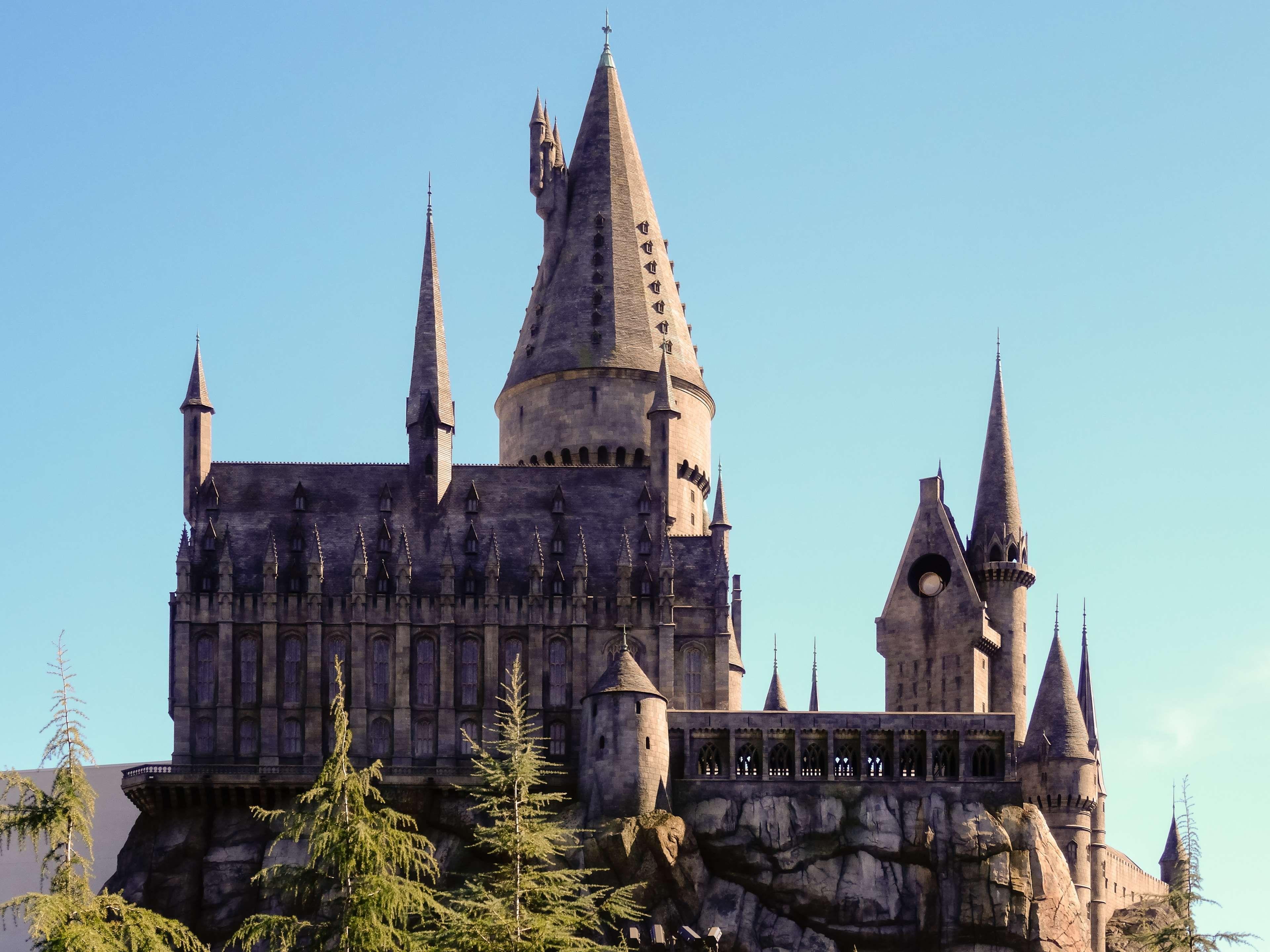 3840x2880 achitecture, blue sky, building, california, castle, conjure