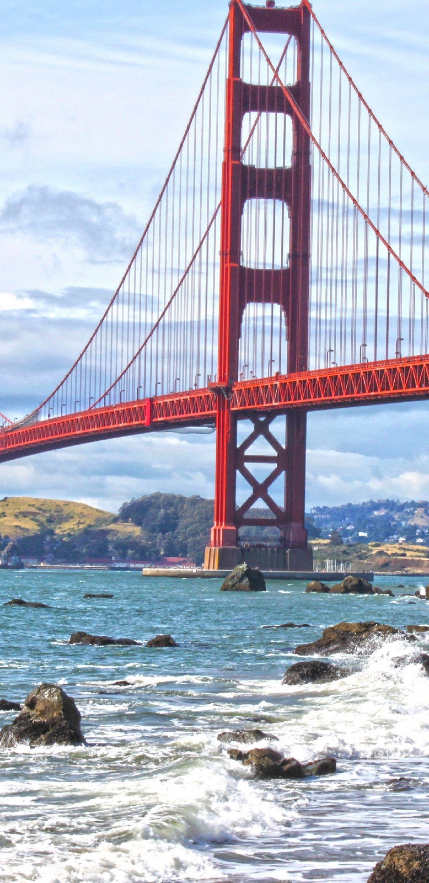 1440x2960 Download 1440x2960 Golden Gate Bridge, San Francisco, Usa