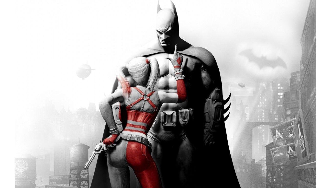 1366x768 comics, Batman, Harley Quinn Wallpaper HD / Desktop and Mobile Background