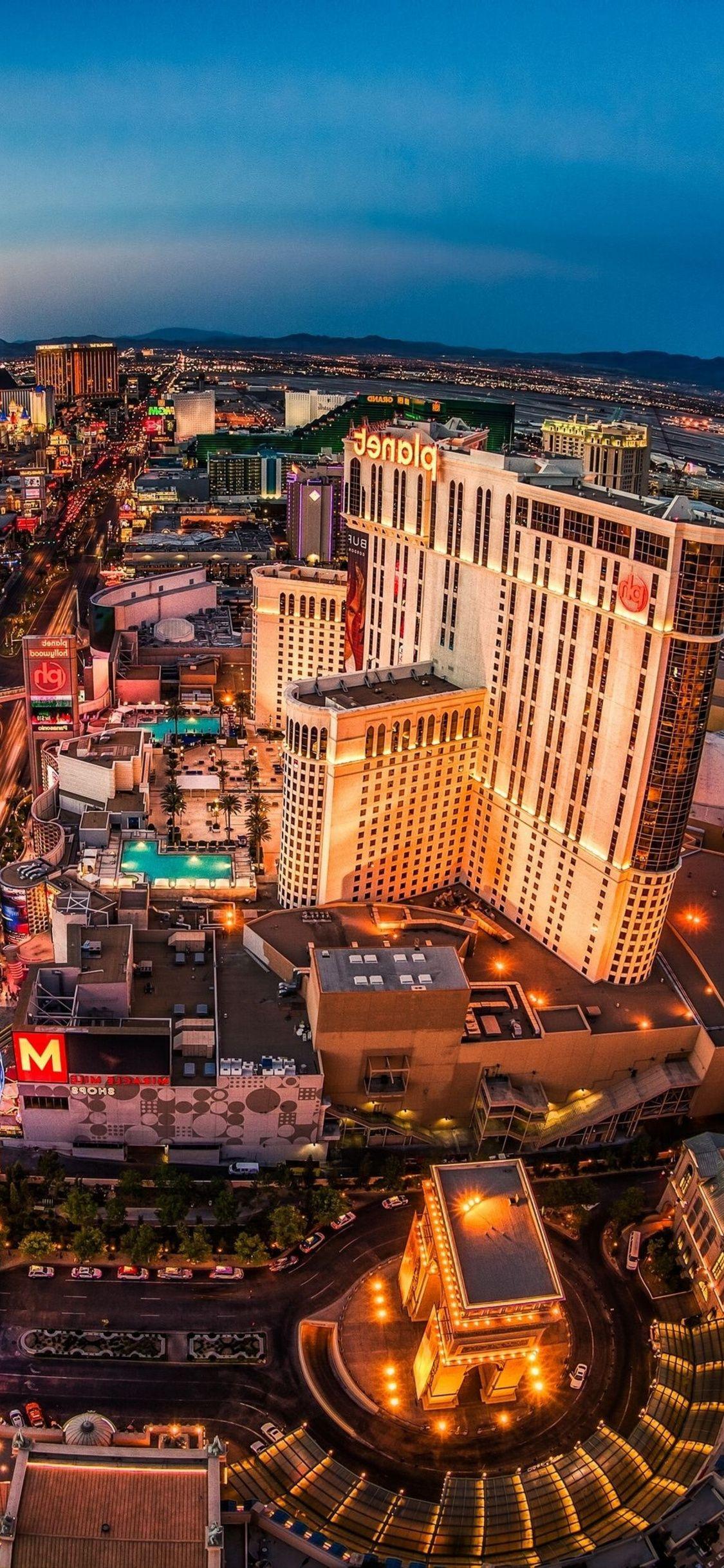 1125x2436 Las Vegas Buildings Lights iPhone XS, iPhone iPhone X