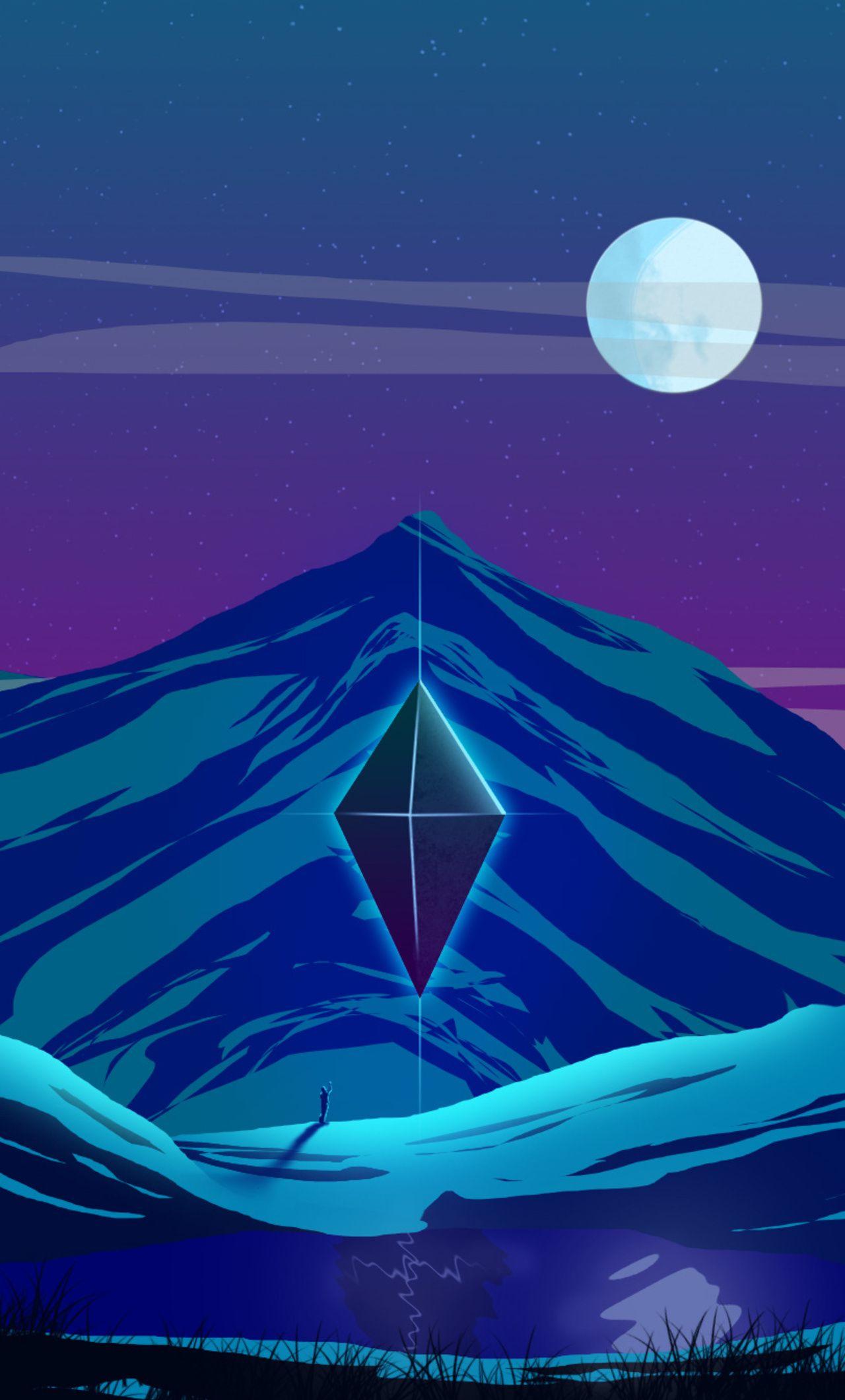 1280x2120 Calm Down Vaporwave Science Fiction iPhone HD 4k