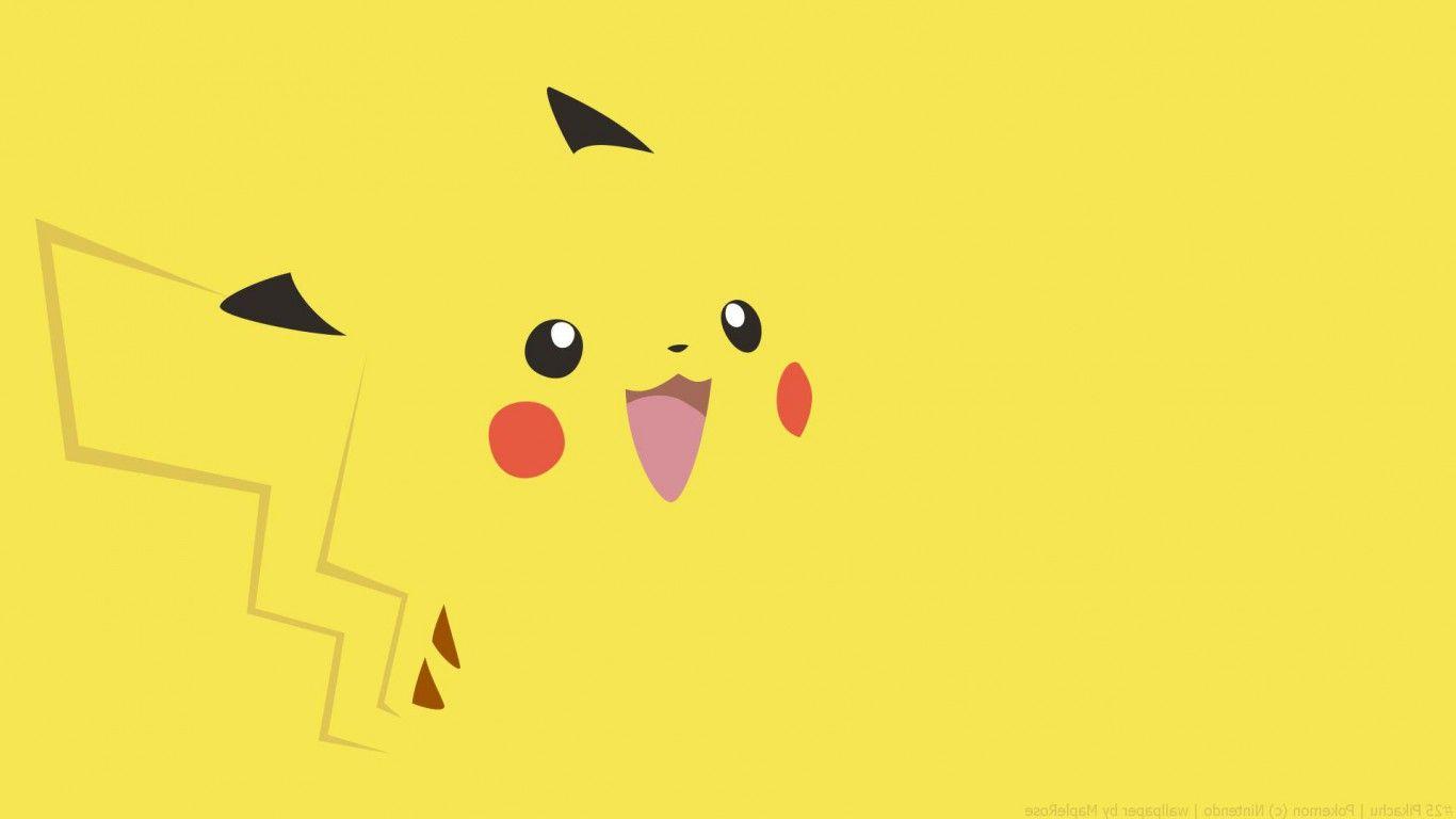 1366x768 Pikachu clipart wallpaper and in color pikachu clipart