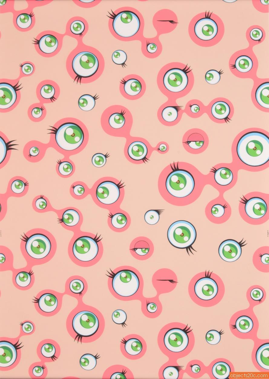 889x1250 Takashi Murakami JELLYFISH EYES Wallpaper