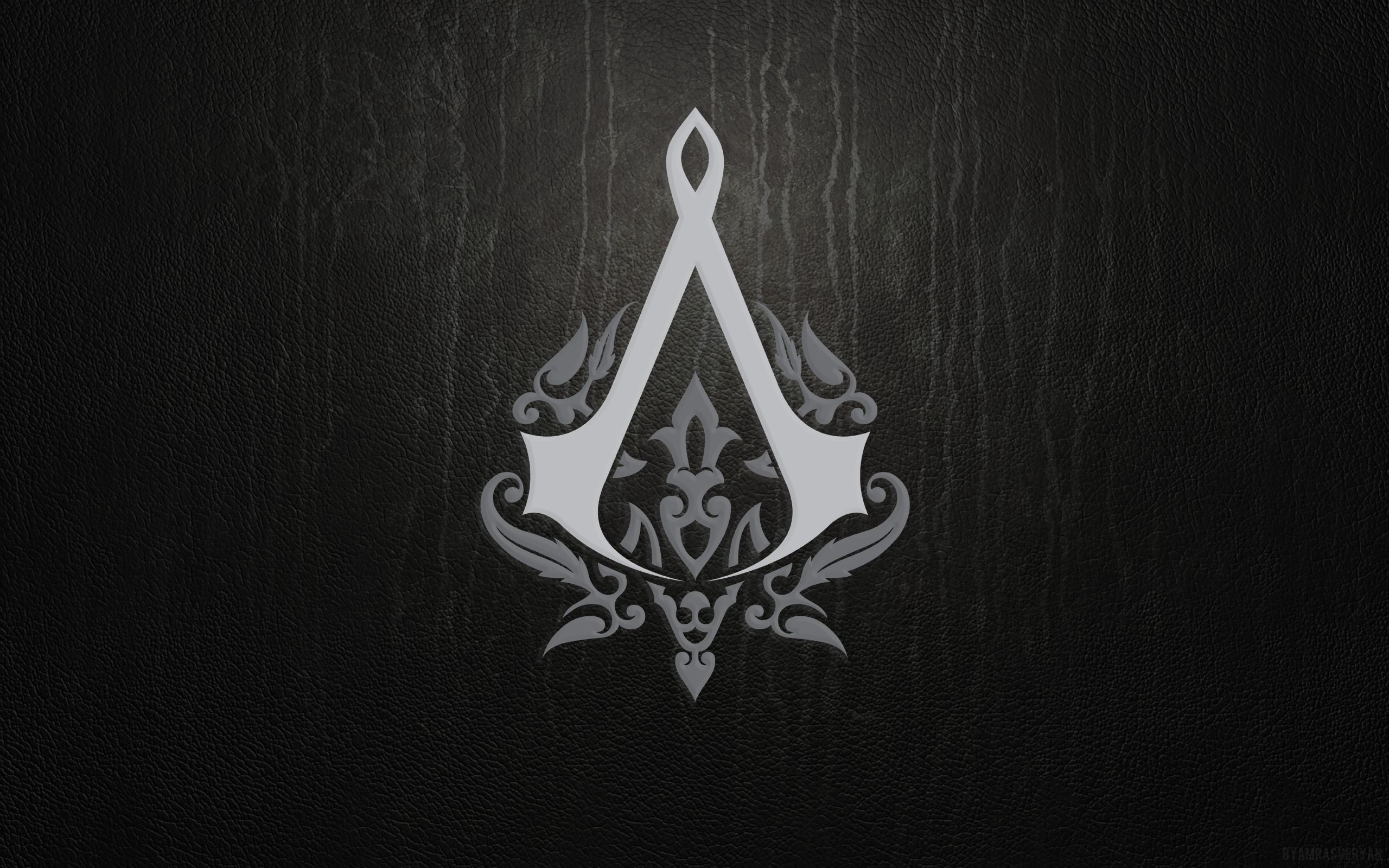 2560x1600 Wallpaper White and Black Dragon Logo, Background Free Image