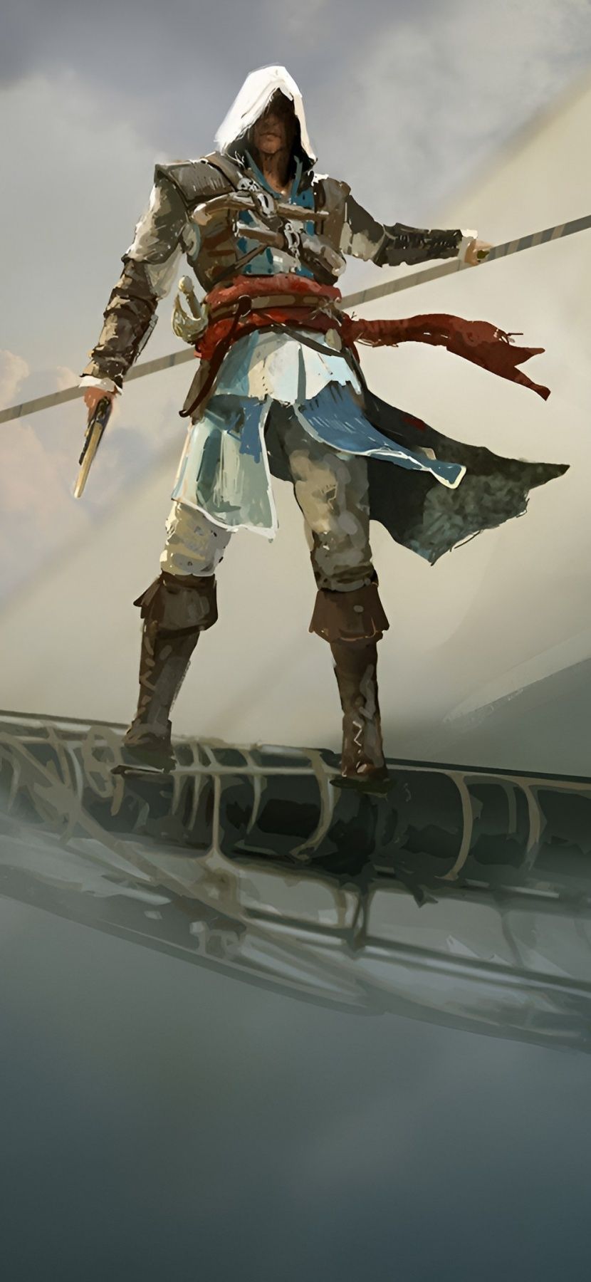 830x1800 Assassin's Creed Black Flag Resynced 4K UHD Wallpaper for UltraHD Desktop and TV : Widescreen and UltraWide Display : Dual Monitor : Smartphone and Tablet Devices