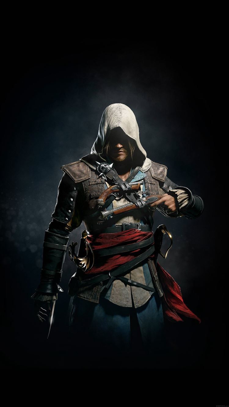 750x1334 Assassins Creed 4 Dark Game Art Illust iPhone 8 Wallpaper Free Download