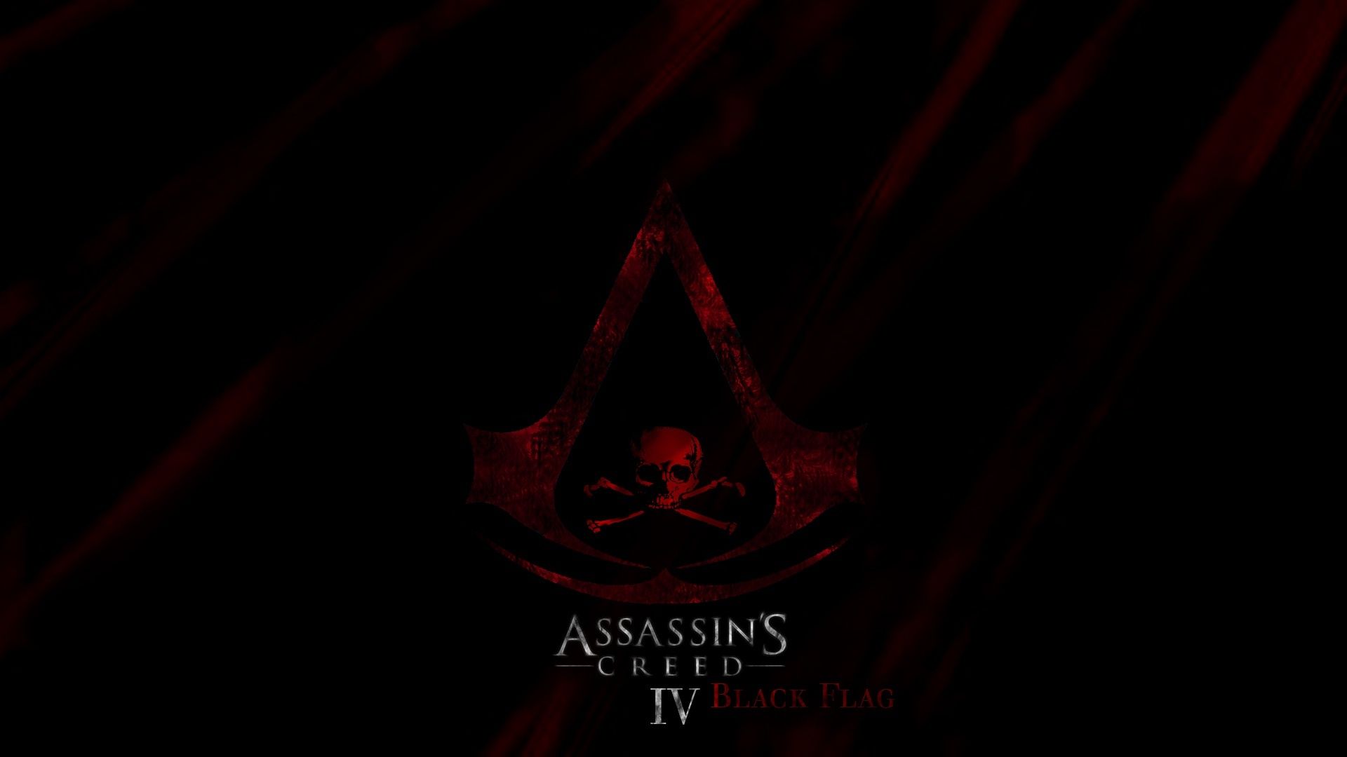 1920x1080 Wallpaper skull, flag, Black Flag, Assassin's Creed IV for mobile and desktop, section игры, resolution 1920x1080