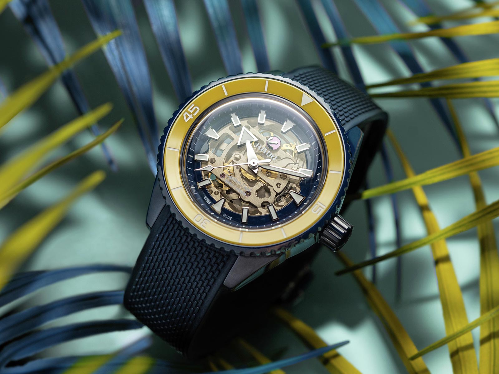 1600x1200 Blue Ceramic And Colourful Bezels For The Latest Rado Captain Cook High Tech Ceramic Skeleton Models. Time And Watches. The Watch Blog