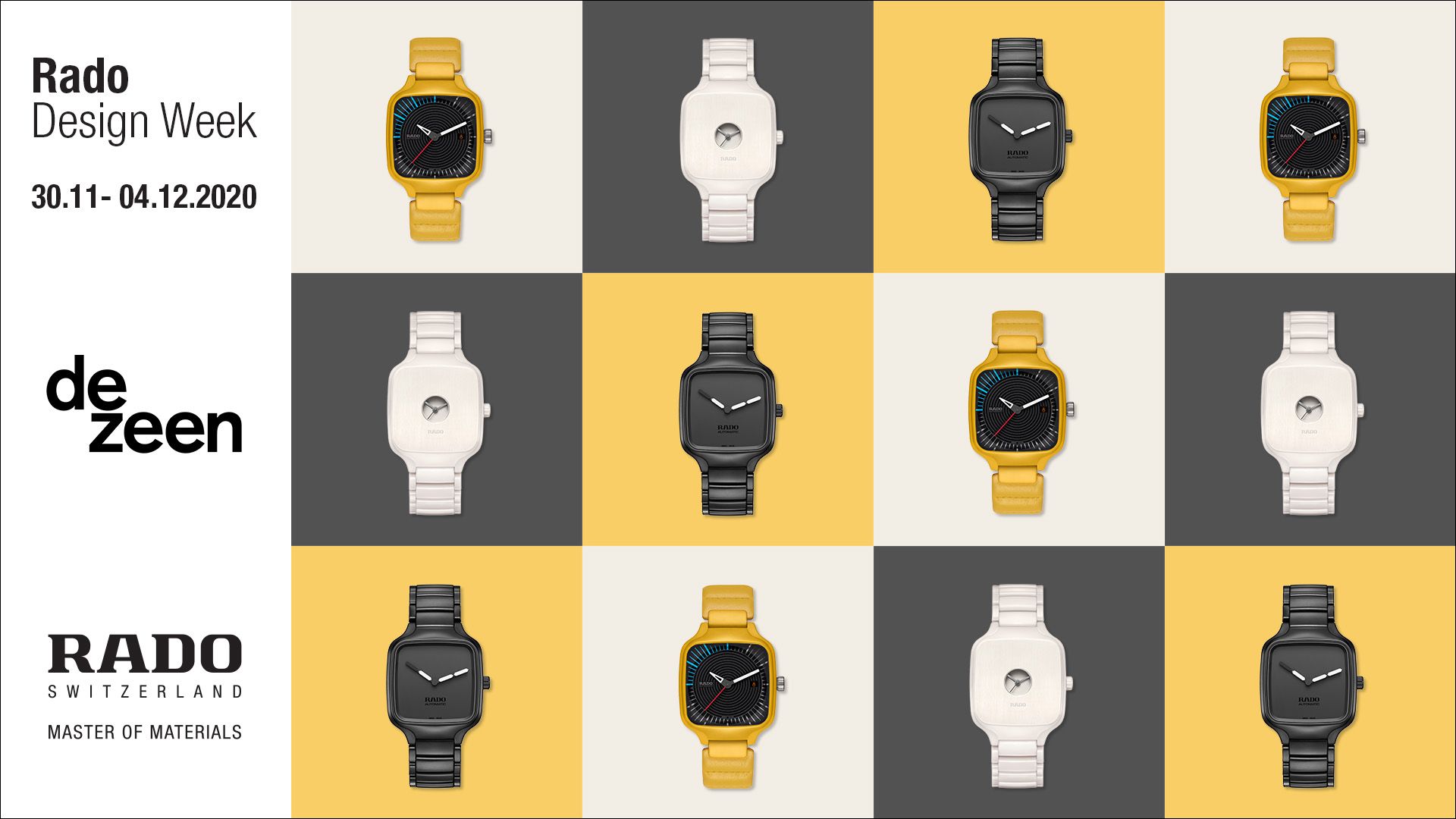 1920x1080 Rado to launch four new watches in virtual design week on Dezeen