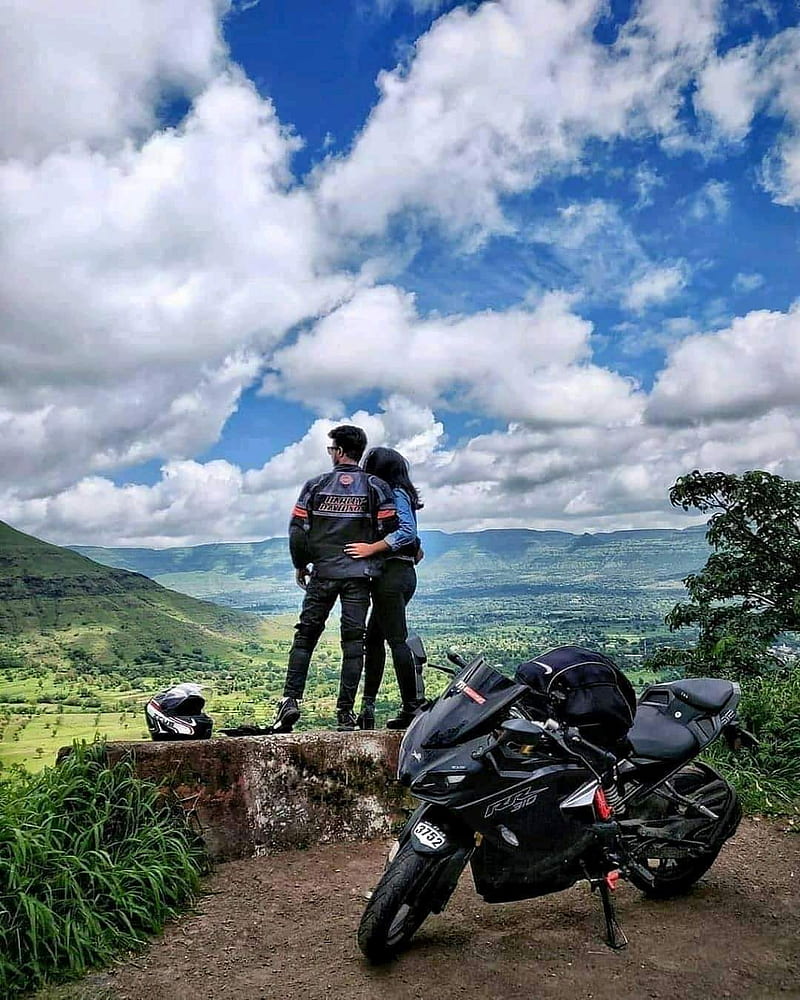 800x1000 Love traveler, man, motorcycle, tour, tracer, HD phone wallpaper