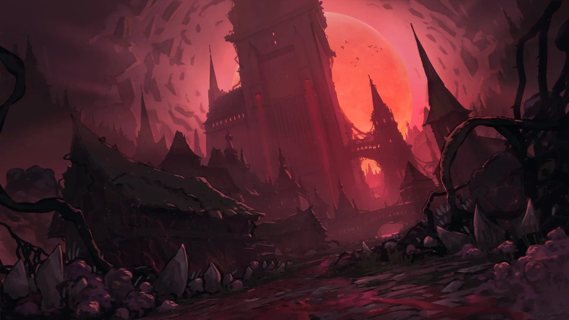 1920x1080 Nightmare Dragon Lair Scene