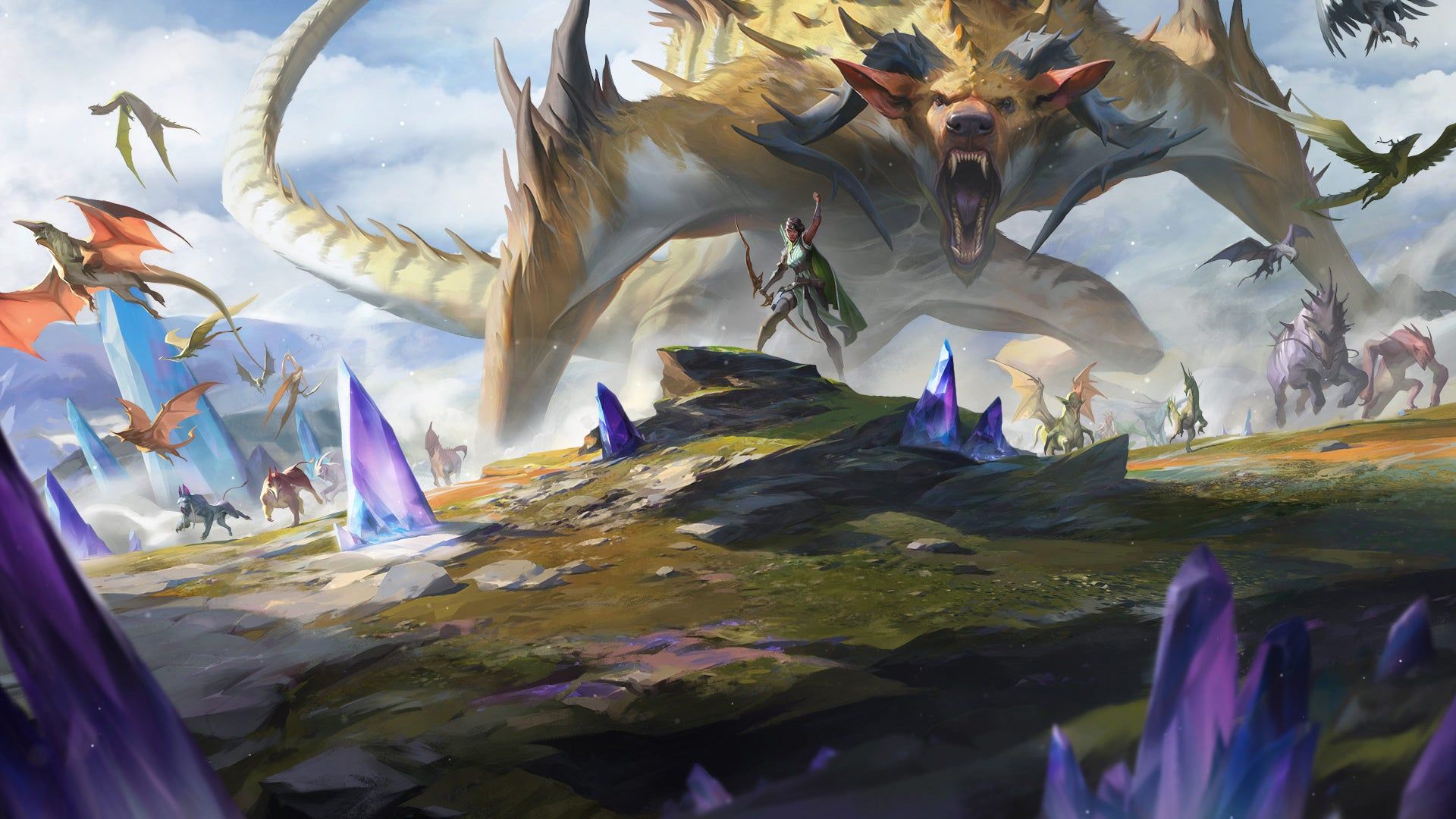 1920x1080 Magic: The Gathering's latest set Ikoria: Lair of Behemoths shows off its massive monsters in reveal trailer