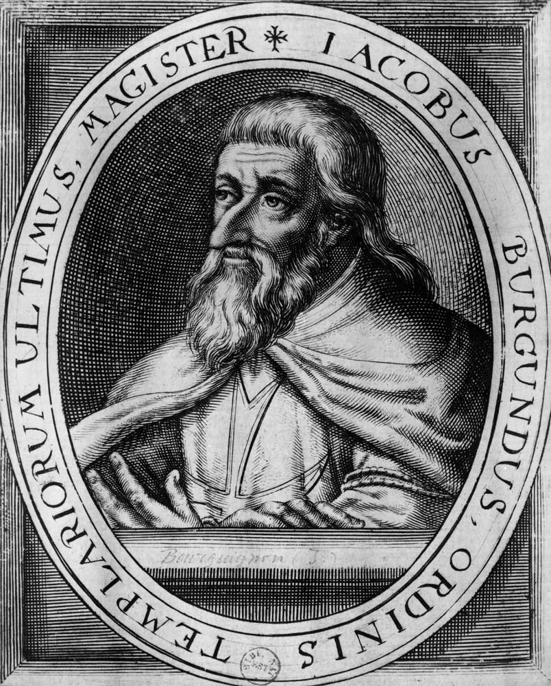 804x1000 Jacques De Molay (c.1243 1314) Master Of School As Art Print Or Hand Painted Oil