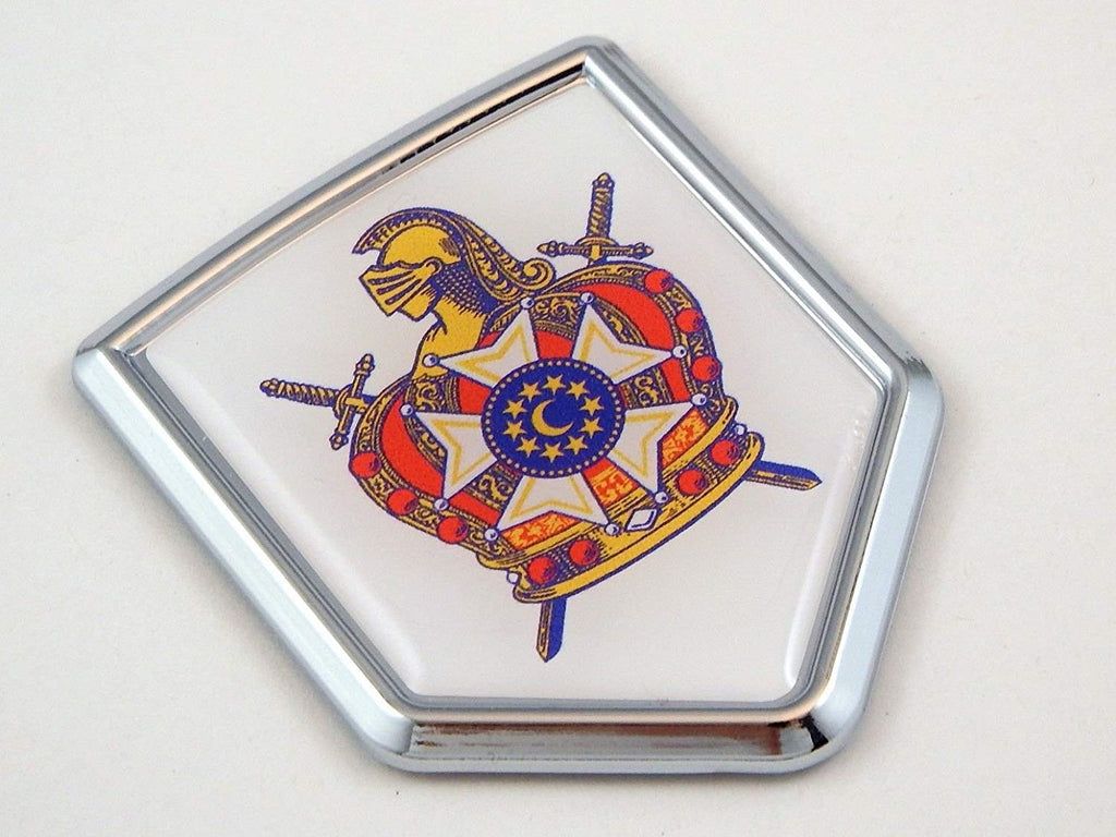1024x768 De Molay Masonic Demolay Decal Car Chrome Emblem Sticker Badge Crest A