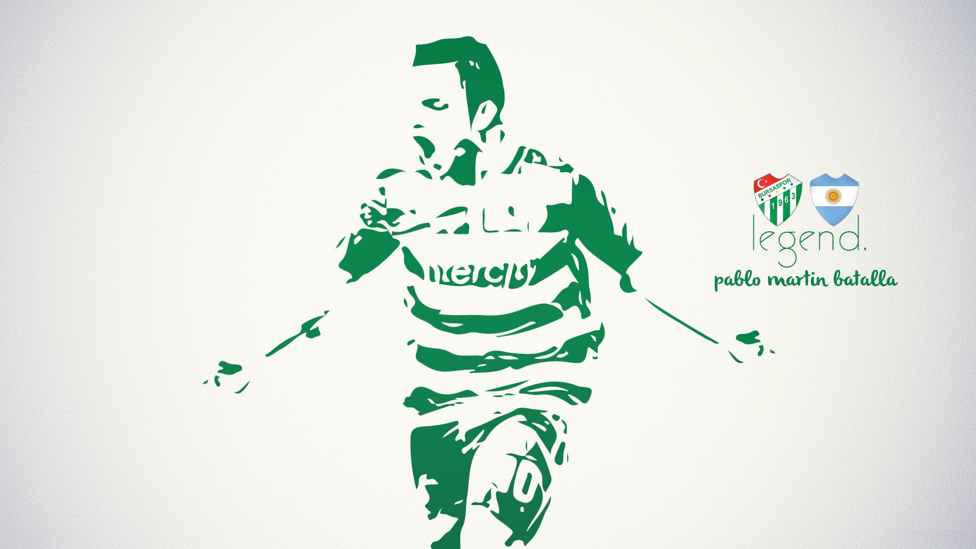 1920x1080 Wallpaper wallpaper, logo, Argentina, football, player, Sport, Bursaspor, Pablo Martin Batalla for mobile and desktop, section спорт, resolution 1920x1080