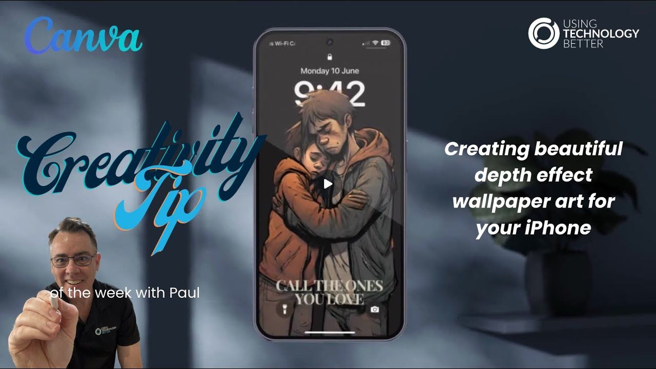 1280x720 Creating depth effect wallpaper for iPhone with Canva