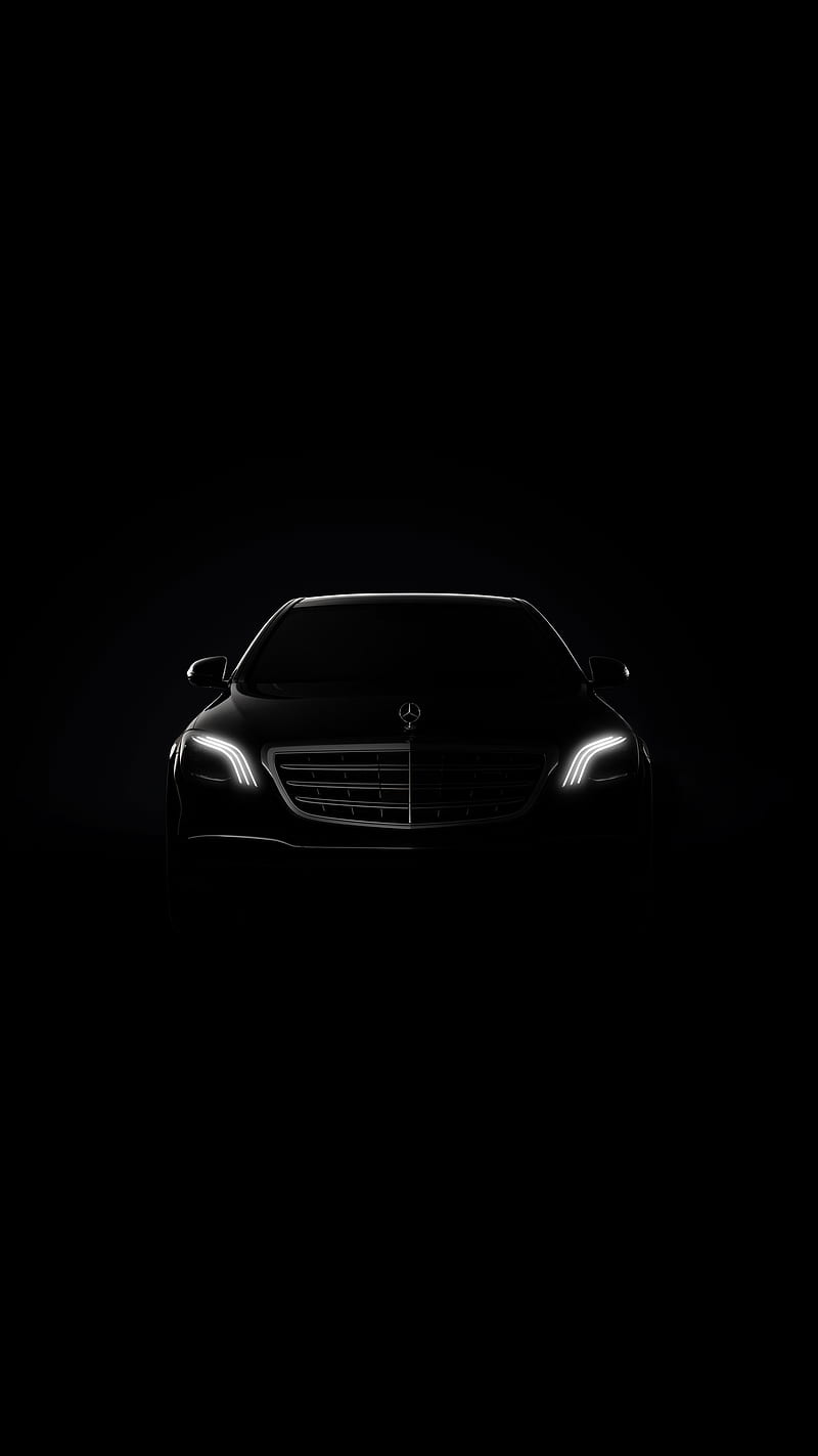 800x1423 Mercedes, black, car, carros, class, drive led, lights, HD phone wallpaper