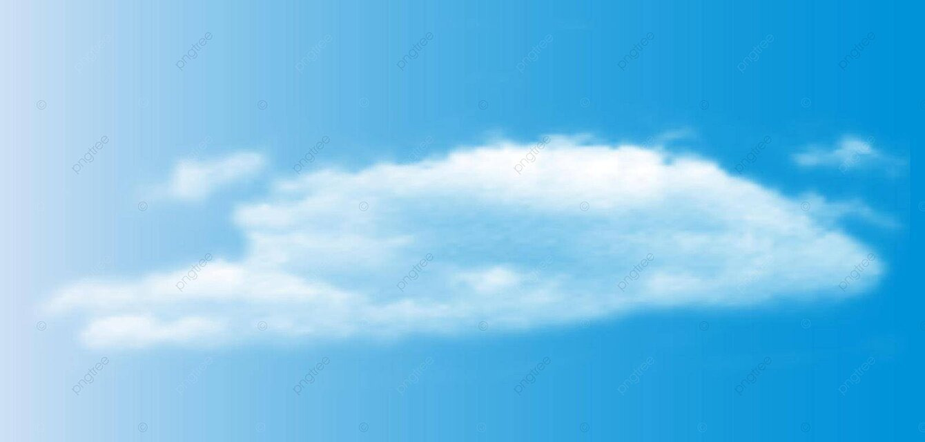 1340x640 Blue Sky With Realistic 3D White Clouds In Vector Illustration Eps10 Format Vector, Sky, Vector, Realistic Illustration Background And Wallpaper For Free Download