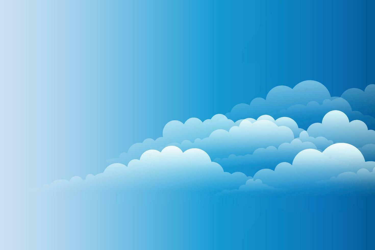1470x980 Background with clouds on blue sky. Vector background