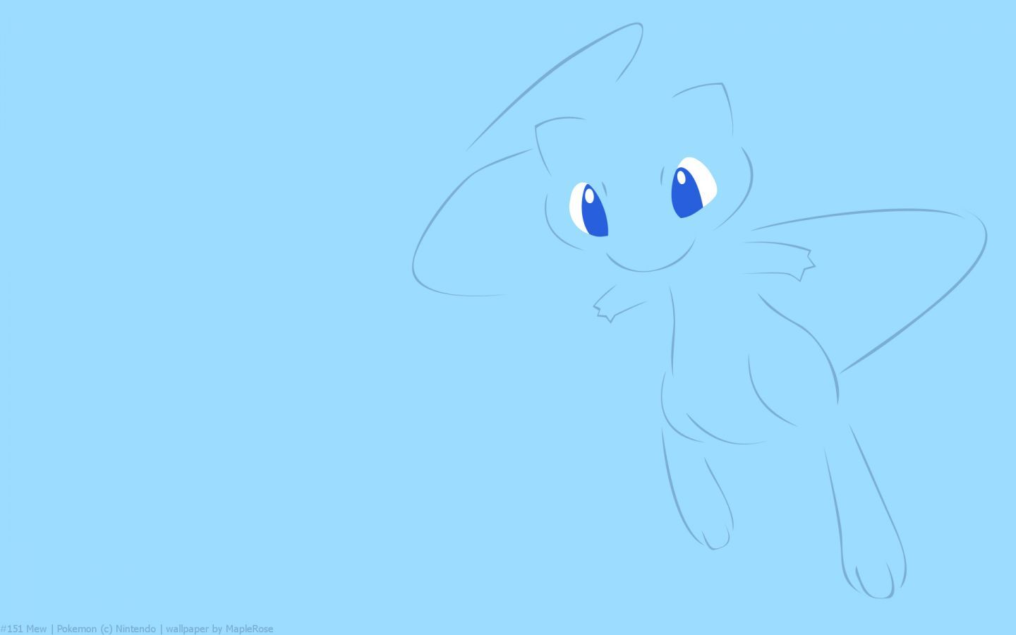 1440x900 Mew shiny Pokemon HD Wallpaper HD wallpaper, iPhone, Samsung