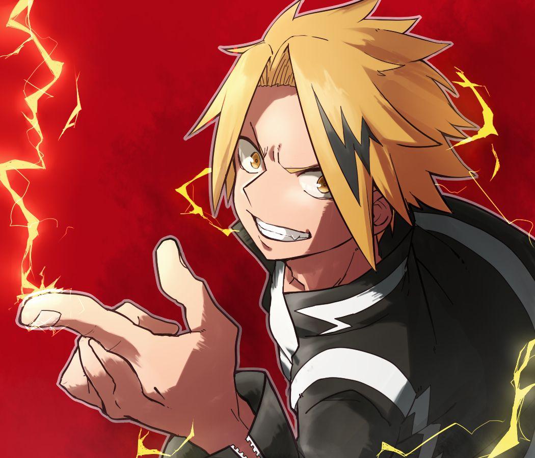 1050x900 boku no hero denki kaminari Top Wallpaper